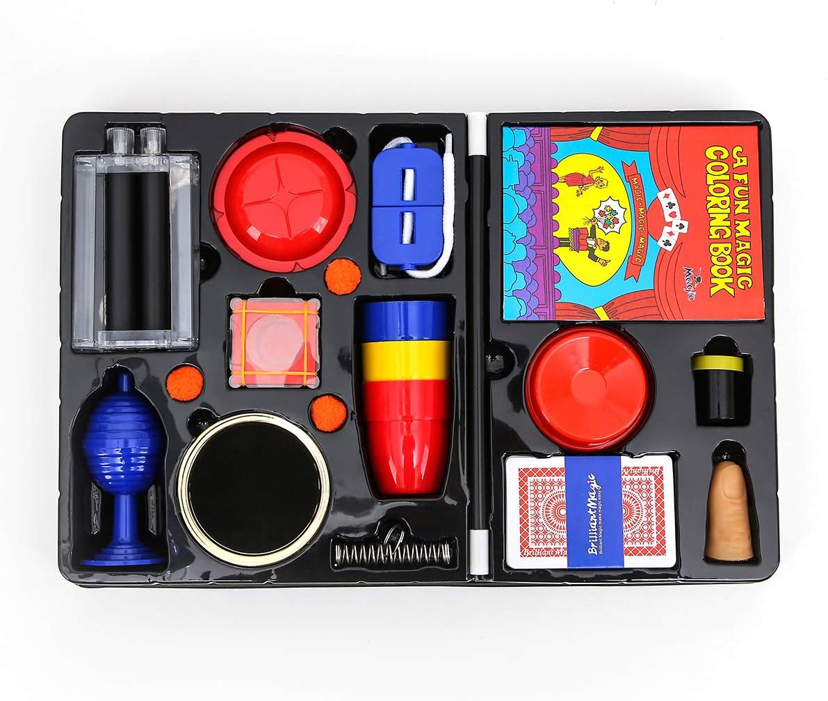 Magic Set Magic Kit For Kids Science Toys for Children Including 25 Classic Tricks Easy To Play Magic Best Gift For Boys Girls and Adult : Toys & Games