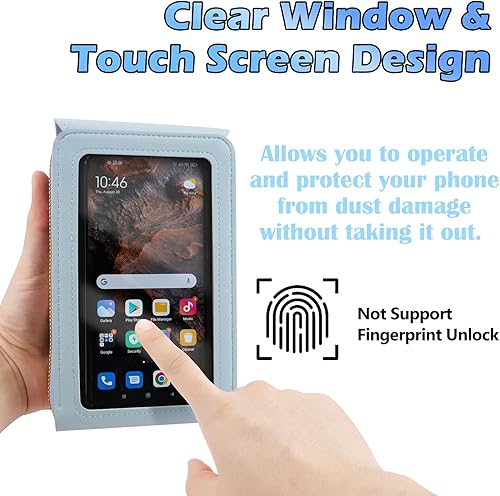 Miniatura 5 de Bolso para teléfono celular, bolsos cruzados para mujer, monederos para teléfono con correa cruzada, bolsa cruzada antirrobo para mujer