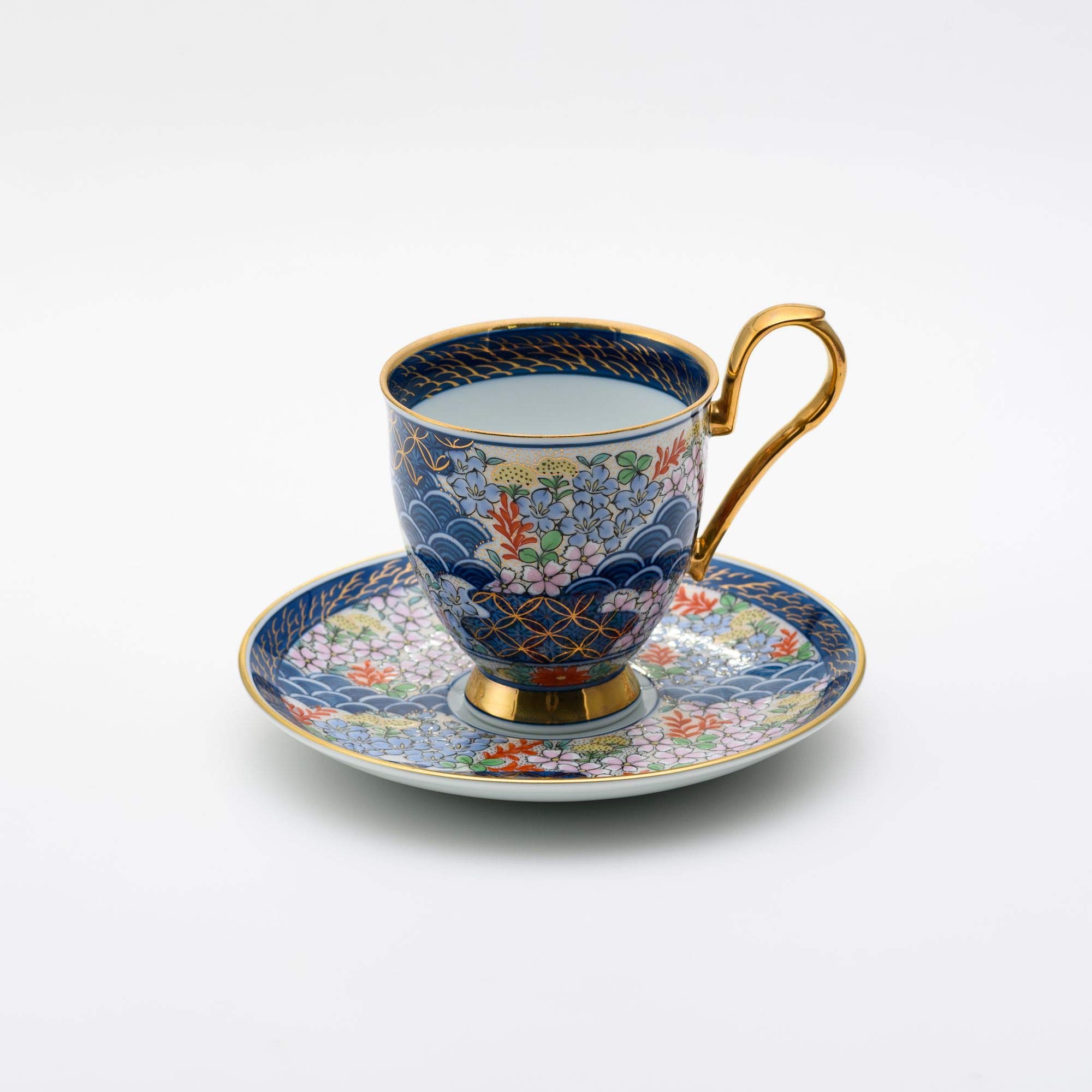 Amazon | 弥左ヱ門窯 有田焼 コーヒーカップ&ソーサー 嵯峨野 木箱入