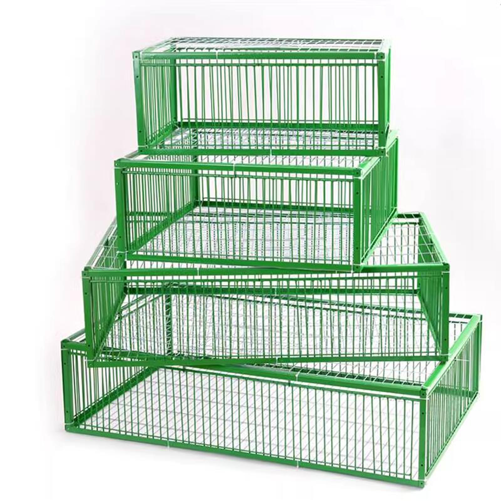Jaula trampa para palomas, palomas y loros, ajustable de 40, 60, 70, 90, 100 cm, eficaz para recoger pájaros y suministros de bing (40 x 40 x 26 cm)