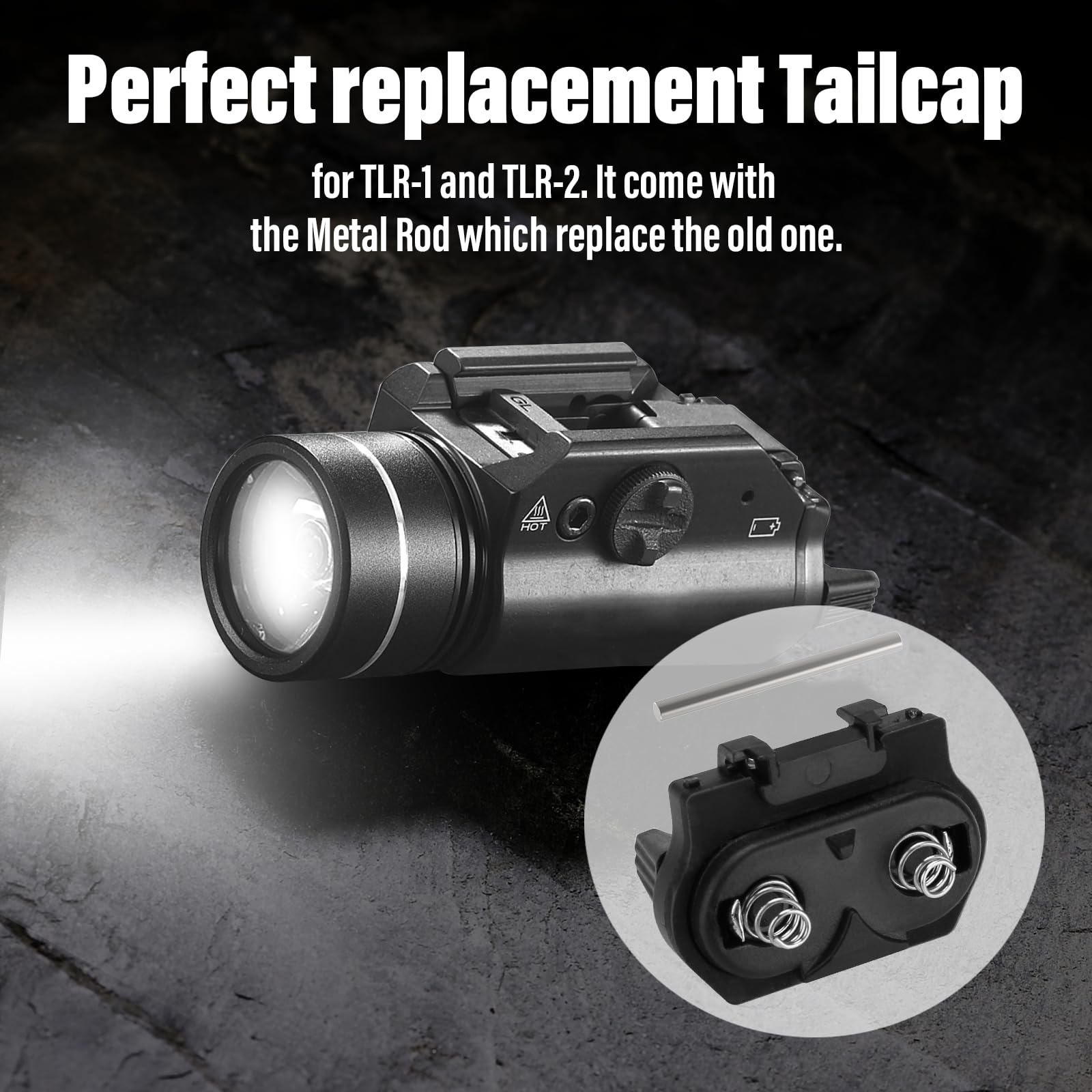 STREAMLIGHT TLR-1 　実物 リモートスイッチ用バッテリードア STREAMLIGHT TLR-1 実物 リモートスイッチ用バッテリードア