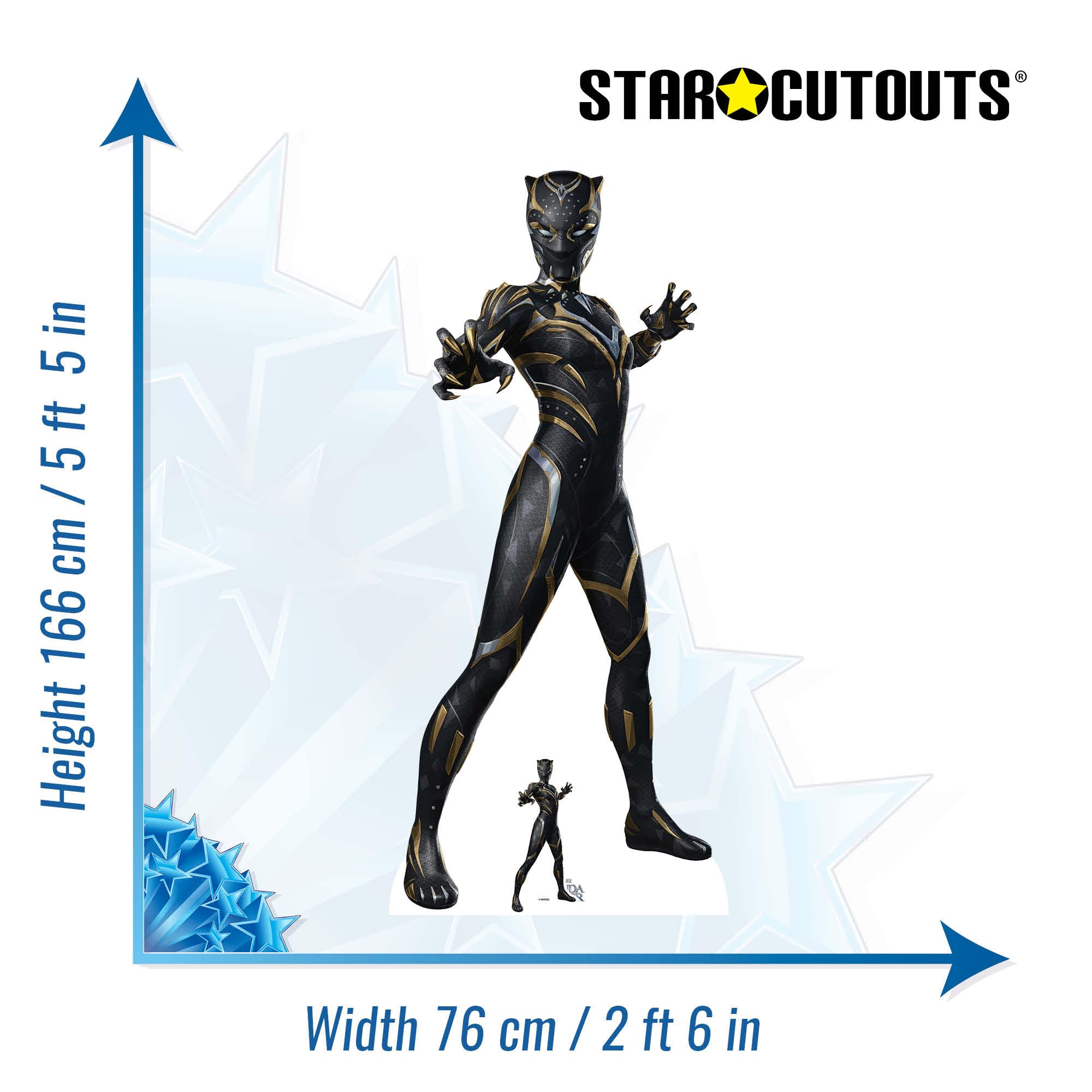 Amazon.com: Star Cutouts SC4302 Shuri Black Panther Cardboard