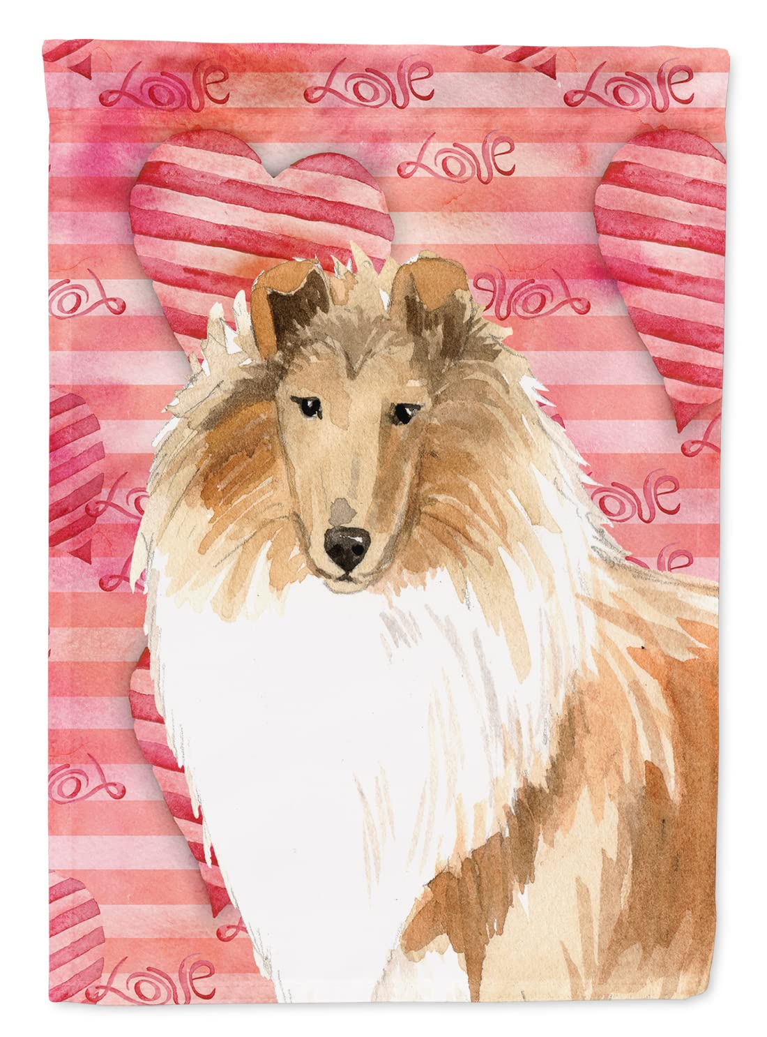Toile Rough Collie grand format pour sublimer votre terrasse et entrée de maison