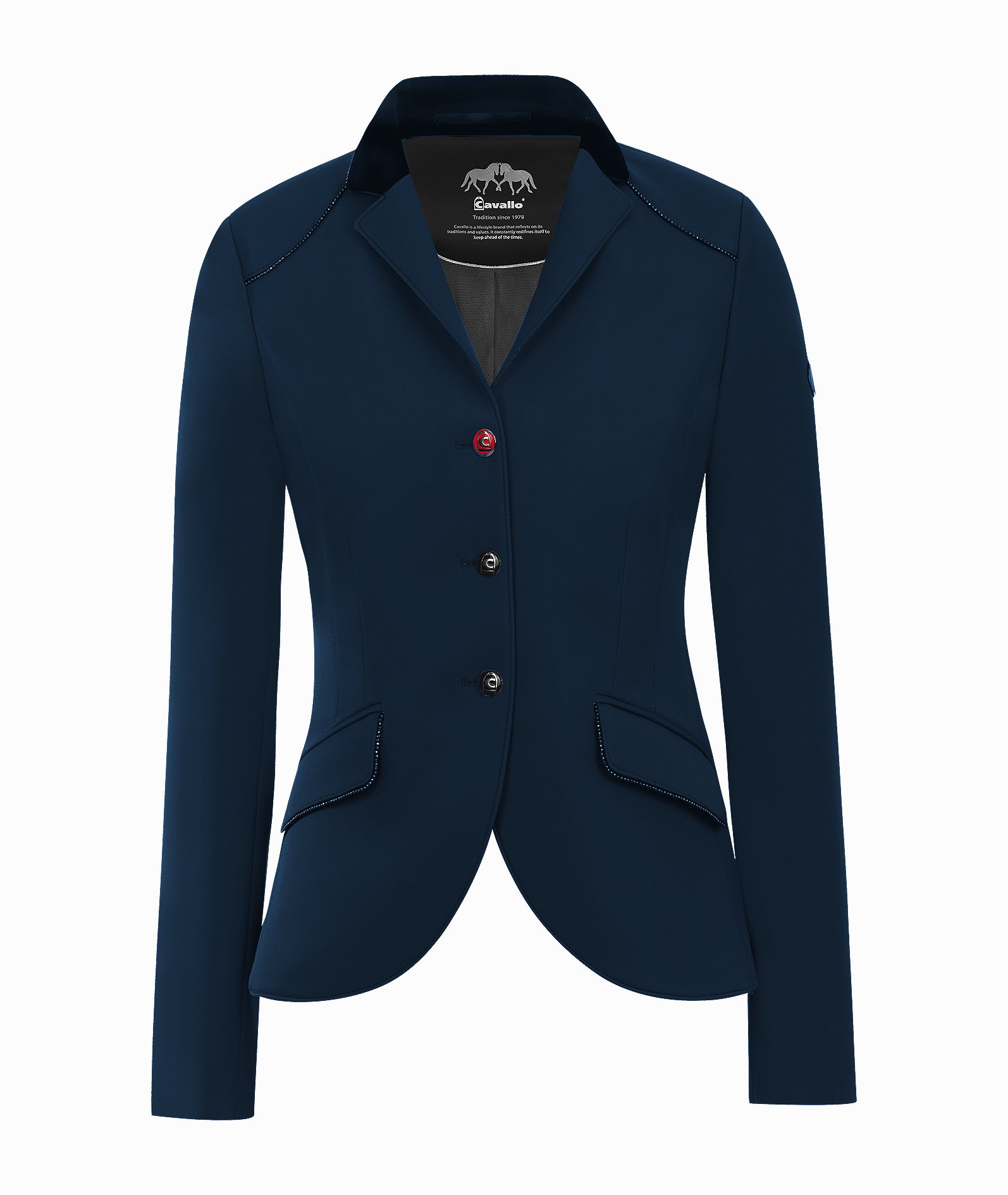 Veste softshell de compétition femme Cavallo Glory coupe courte - 2