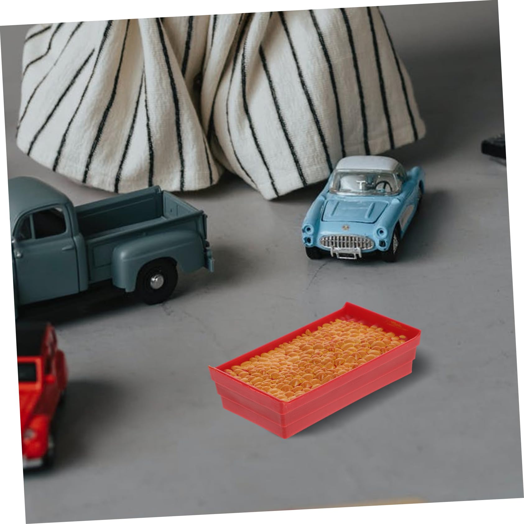 Lurrose 16 Piezas Modelo de Granja Decoracion Miniatura Juguetes Modelo de Granja para niños decoración Juguetes niño Accesorio de diseño en Miniatura Accesorio de Paisaje Molino Rojo