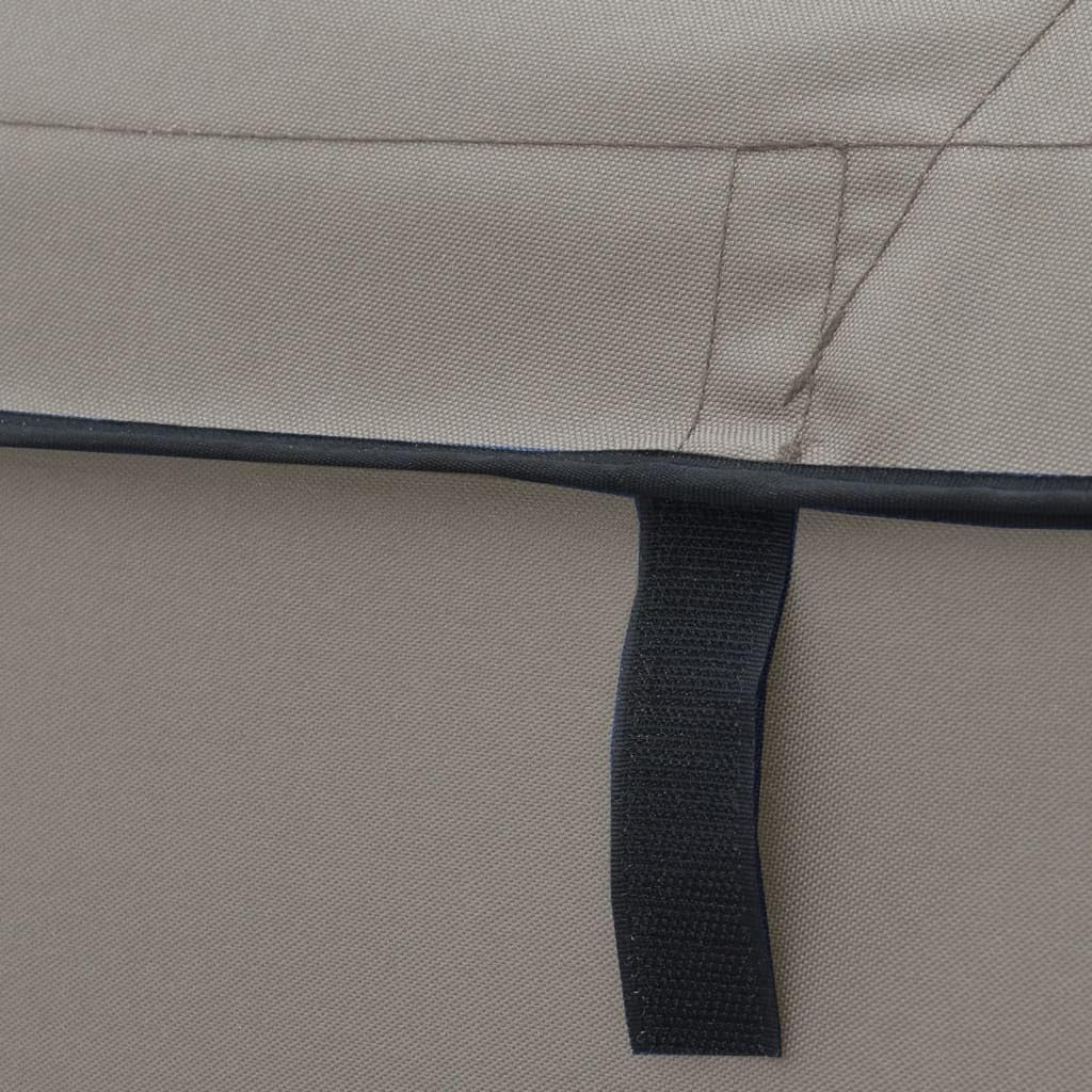 3-Bow Bimini Top con pannelli laterali, grigio antracite, 183 x (170-182) x 137 cm, poliestere 600D con protezione UV, impermeabile, resistente alla corrosione, per kayak, barca a motore
