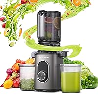 AAOBOSI Juicer Slow Estrattore Frutta e Verdura, 110mm Estrattore Di Succo