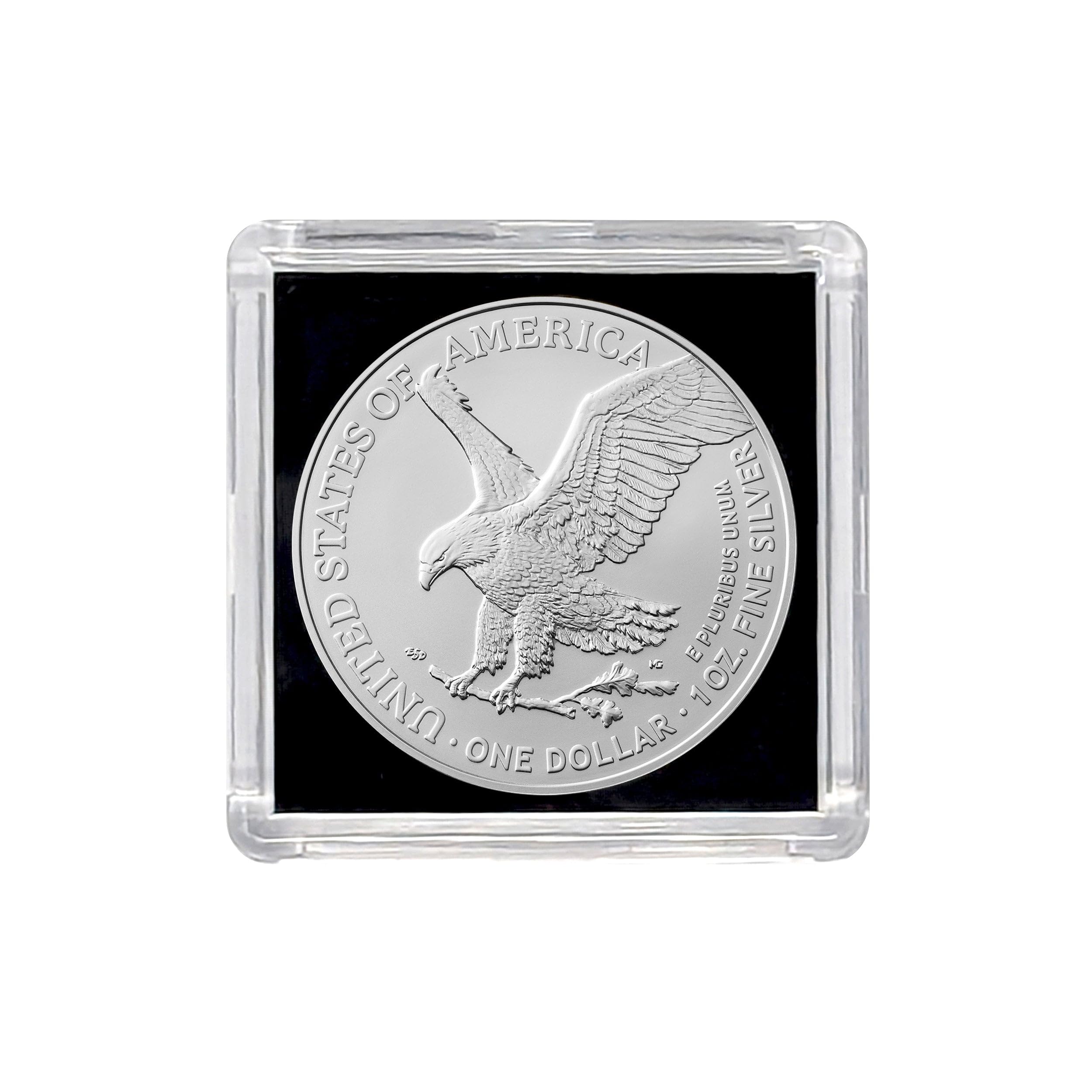2026 U.S. Silver Eagle .999 Fine Silver with Black Background Snap