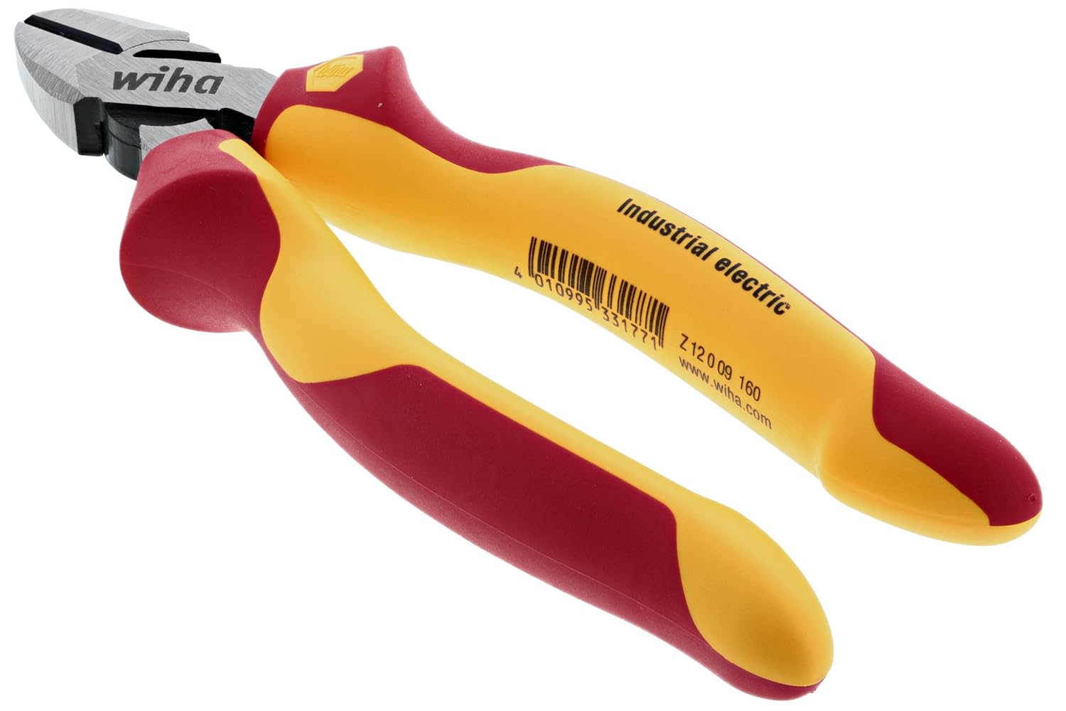 Wiha 32933 6.3-Inch Insulated Industrial Diagonal Cutter