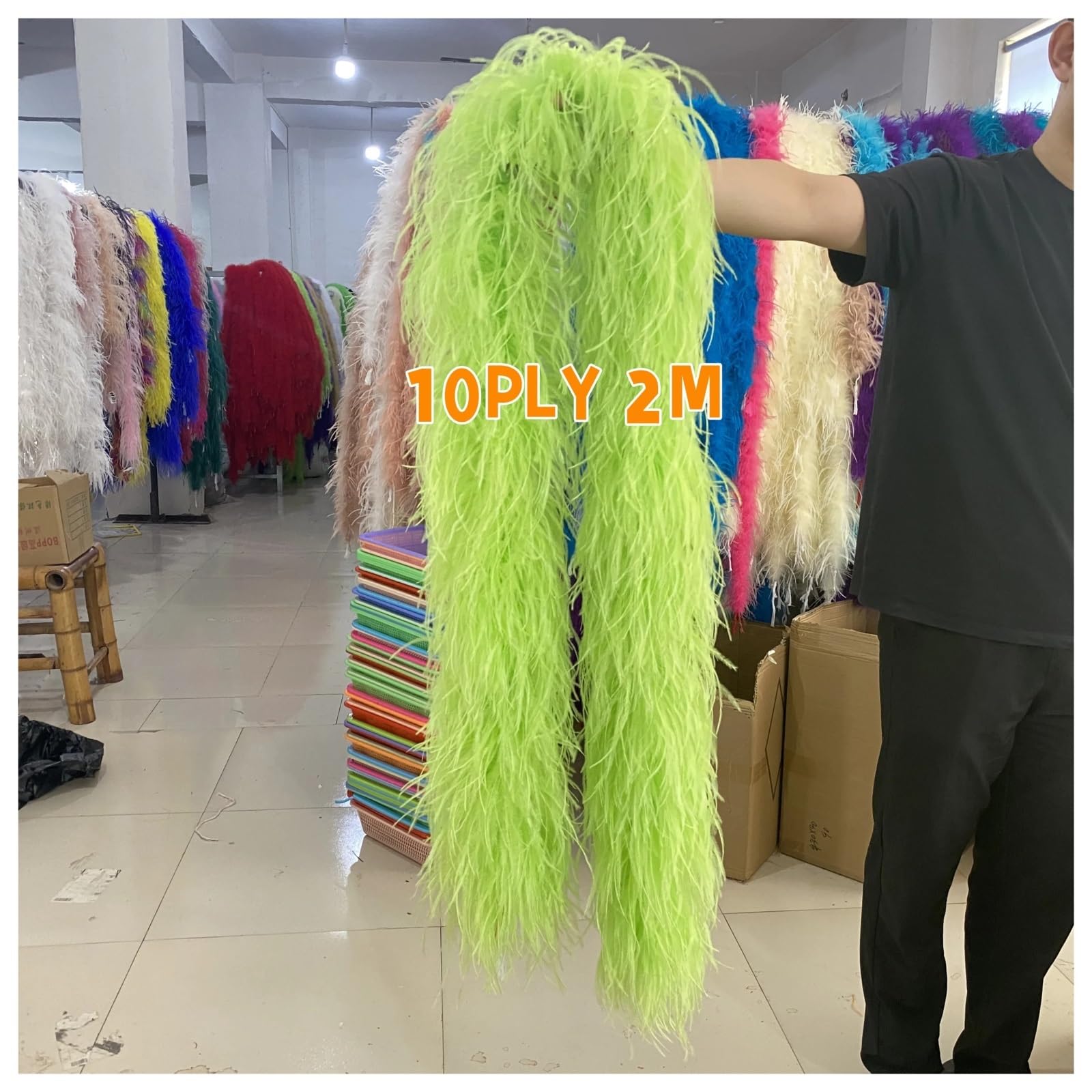 boa plumas Boa de plumas avestruz esponjosas, falda, disfraz fiesta, for manualidades, decoraciones boda DIY
