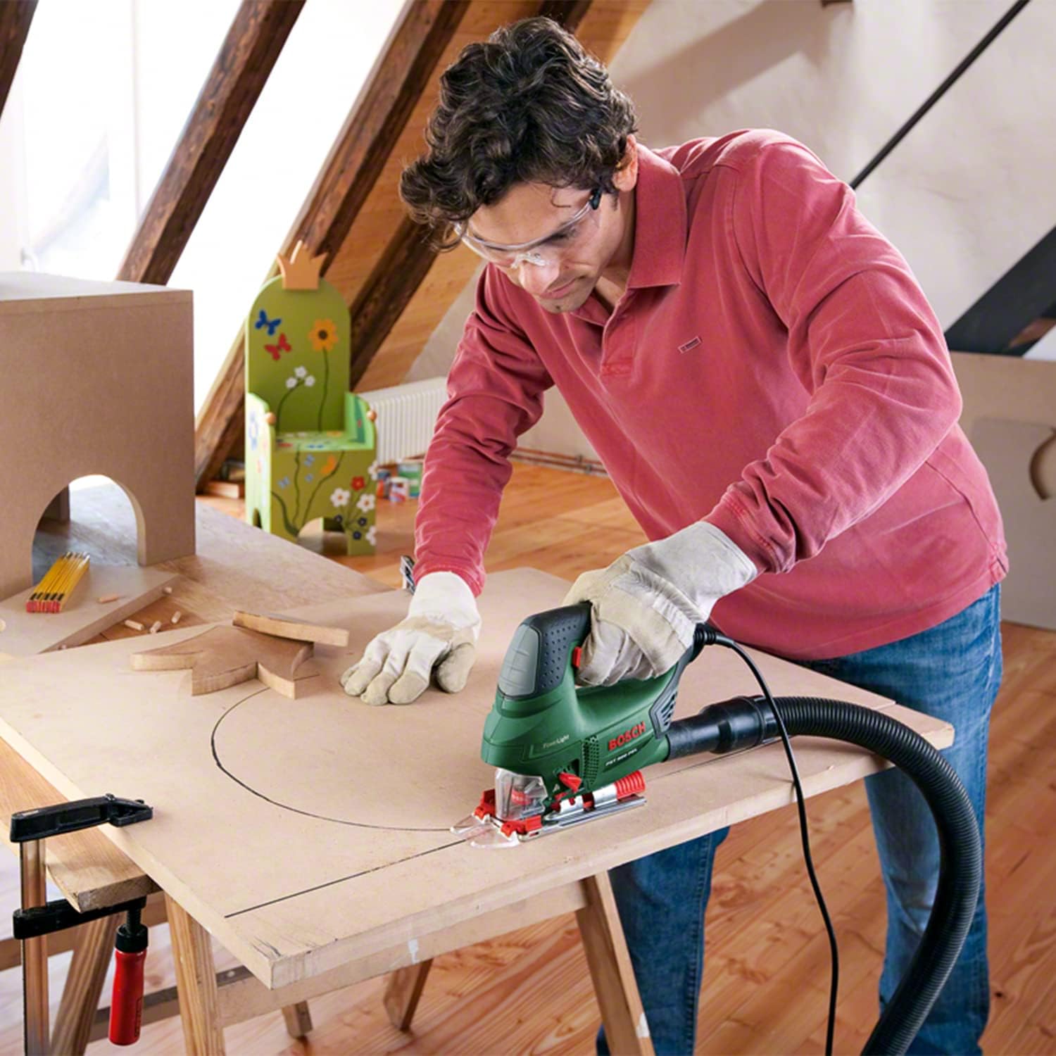 Bosch PST 900 PEL Grün Stichsäge Elektrowerkzeug