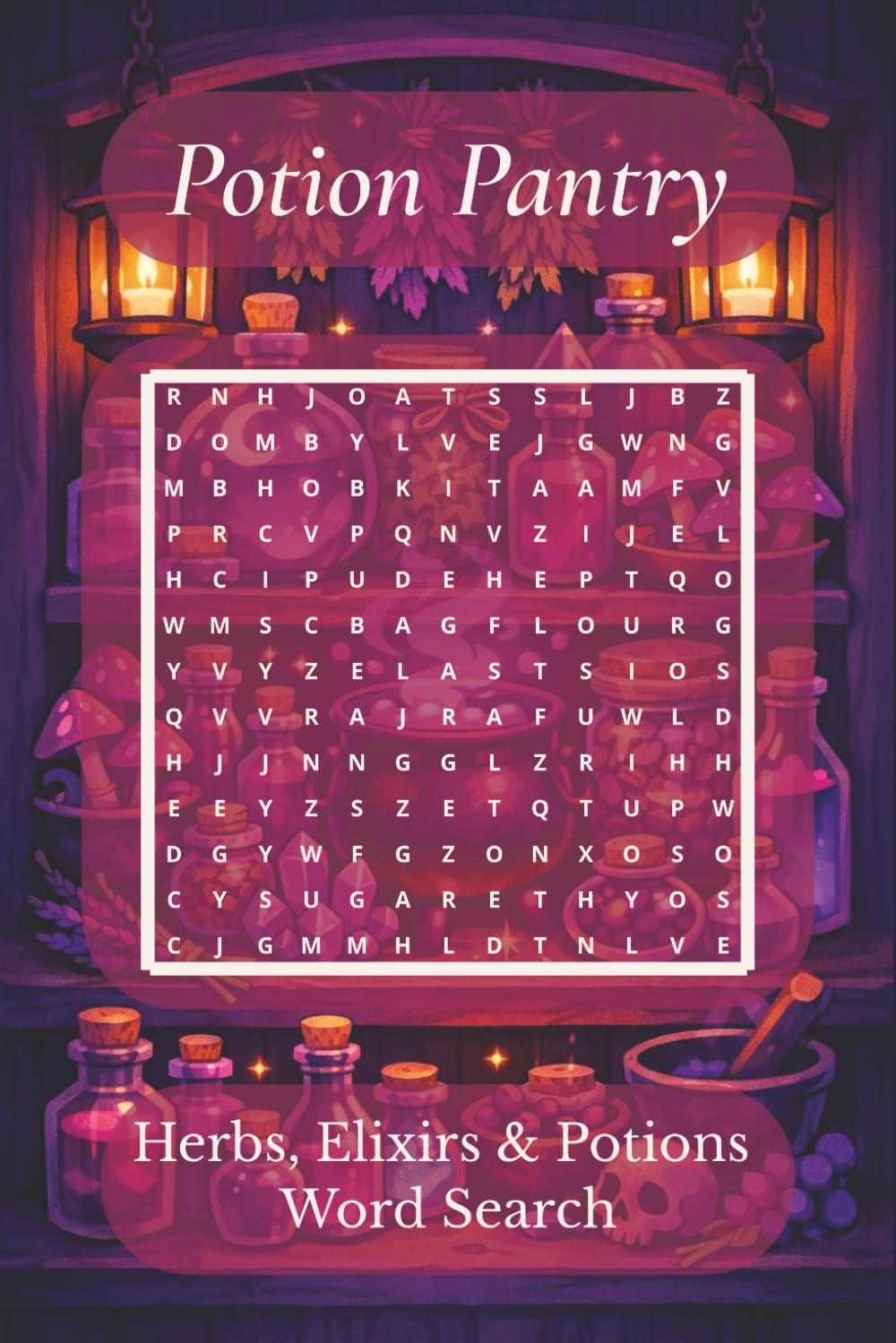 Potion Pantry: Herbs, Elixirs & Potions Word Search
