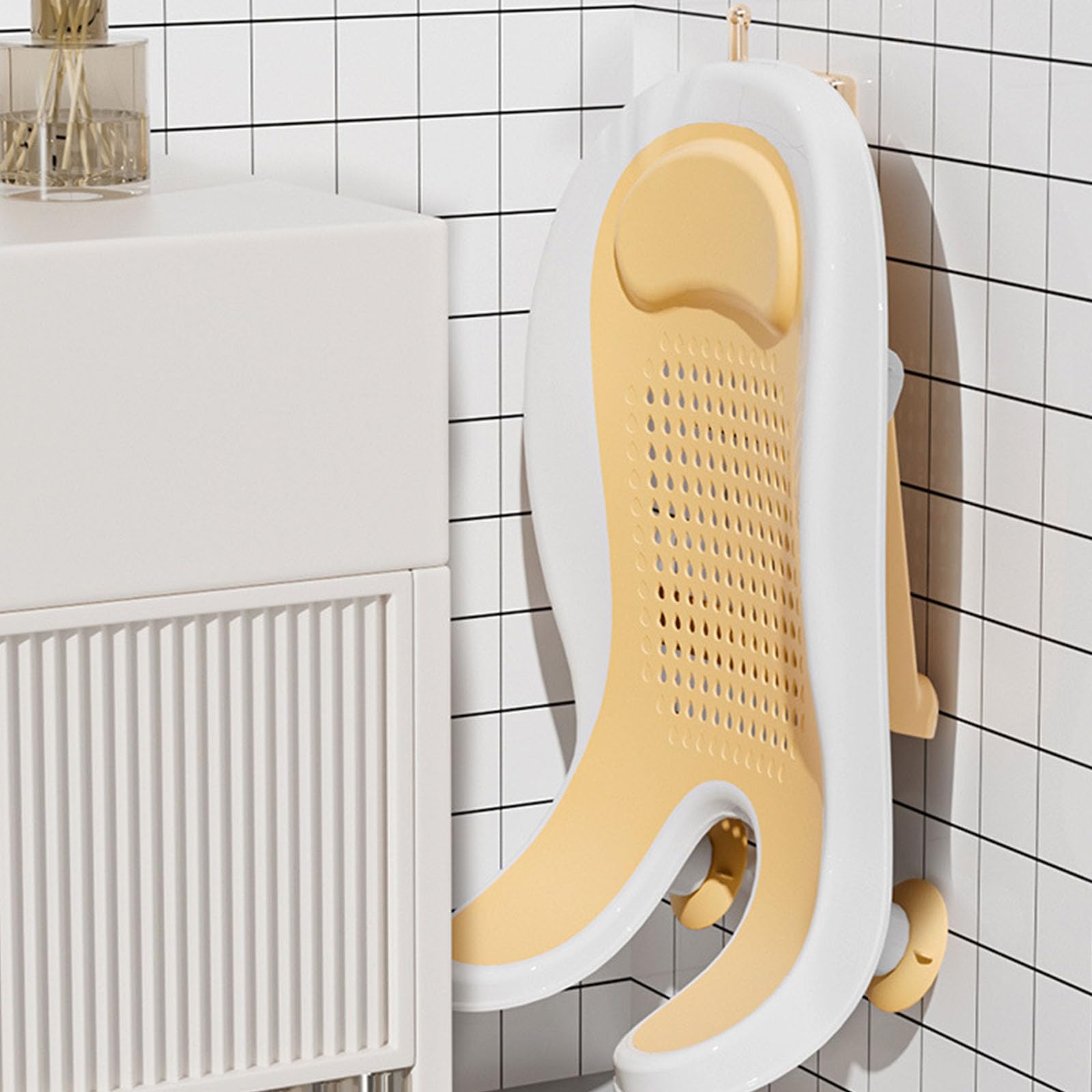 Bacinella per Il Lavaggio del sederino dei Neonati,Strumento Neonati,Supporto Bagnetto Bambini,Supporto Portatile Neonati,può Essere utilizzato Sia Seduto Che sdraiato