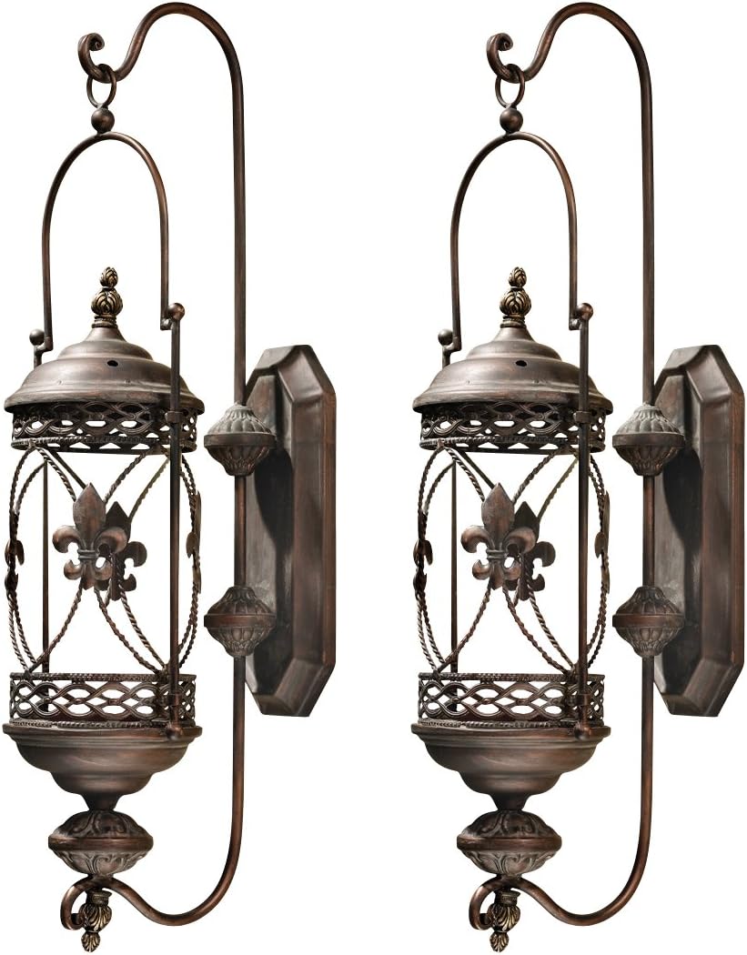 Design Toscano Les Champs Toulon Hanging Pendant Lantern