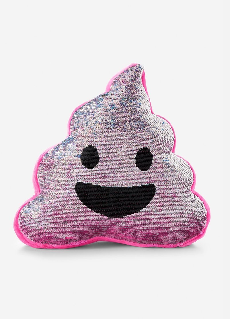 Justice Flip Sequin Pillow Emoji Pink Silver Desertcart Seychelles