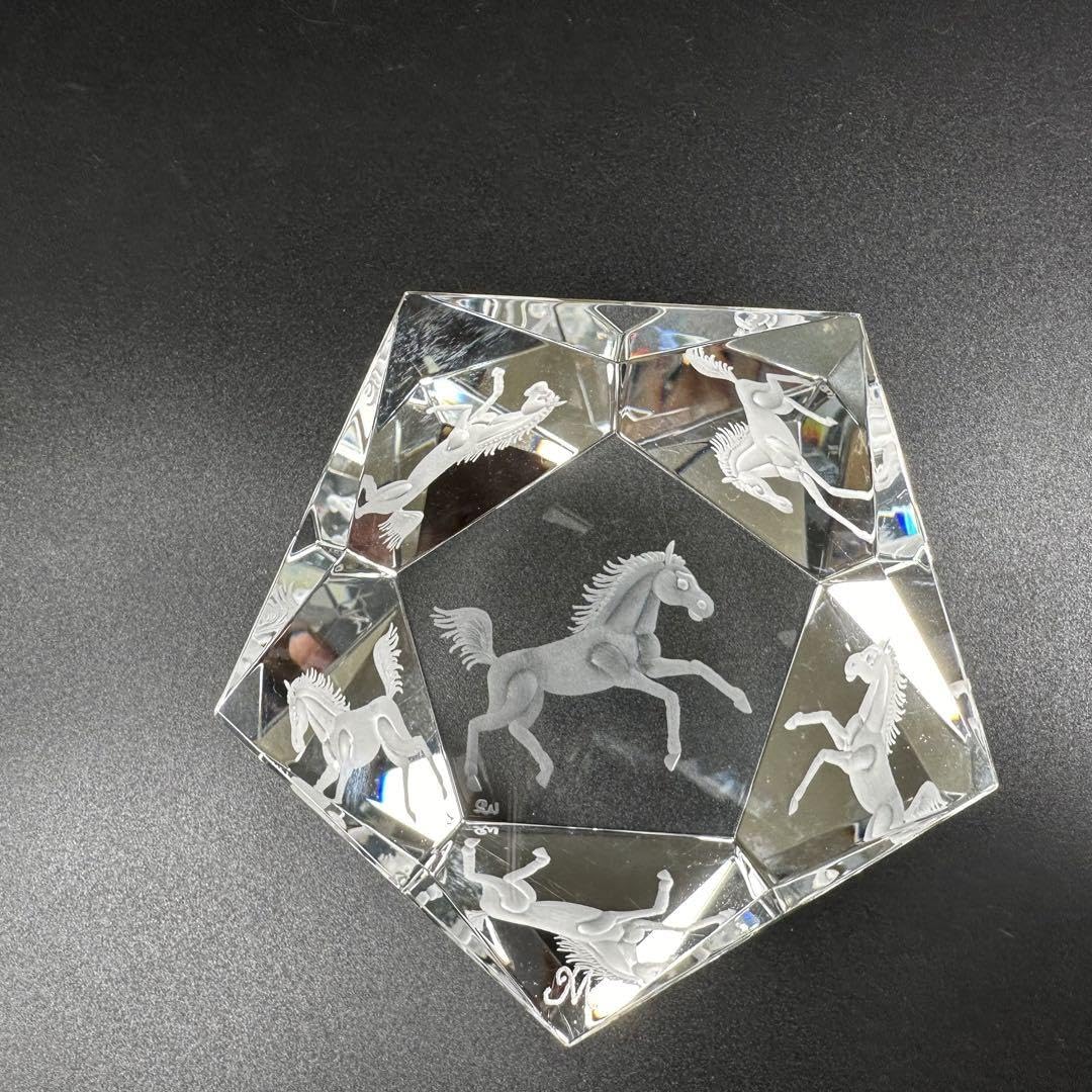 Amazon.co.jp: マイセンクリスタル 干支オーナメント ホース(馬)(共箱