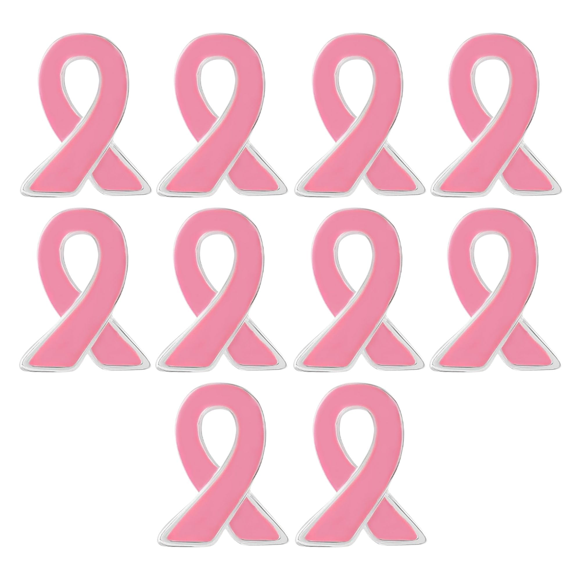 25/50/100/500pcs Breast Cancer Pins - Bulk Pink Ribbon Pins for Breast Cancer Awareness - Perfect for Support Groups, Events, Promotional Gift-Giving and Fundraising