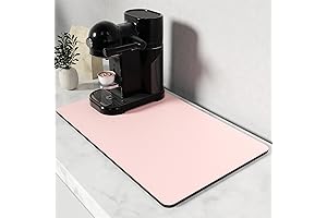 Pink Drying Mat – 12”x19” - Hide Stain Anti Absorbent Dish Drying Pad