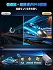 Projector, Small for Home Use, 2026 Evolution Model, 4K Compatible, HDR High Dynamic Image, 27,000 LM, 270° Rotation, High Brightness, 1080P, Ceiling Projection, Wi-Fi 6, Large Screen, Android TV, Bluetooth 5.4, HiFi Speaker, Automatic Keystone Correction, Zoom Function, Short Range Projection, Lightweight, Quiet, HDMI/Smartphone/ PC Works with DVDs and More, Great Gift Idea Home Theater