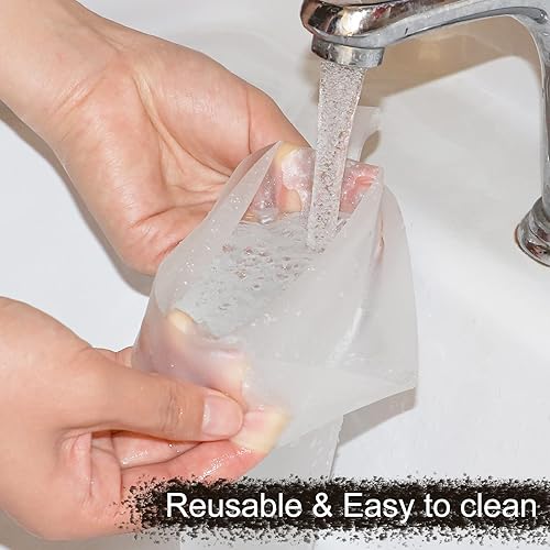 Miniatura 9 de Bolsas de silicona para repostería, 3 tamaños, 12 pulgadas, 14 pulgadas, 16 pulgadas cada una, 2 bolsas reutilizables para pastelería para hornear,