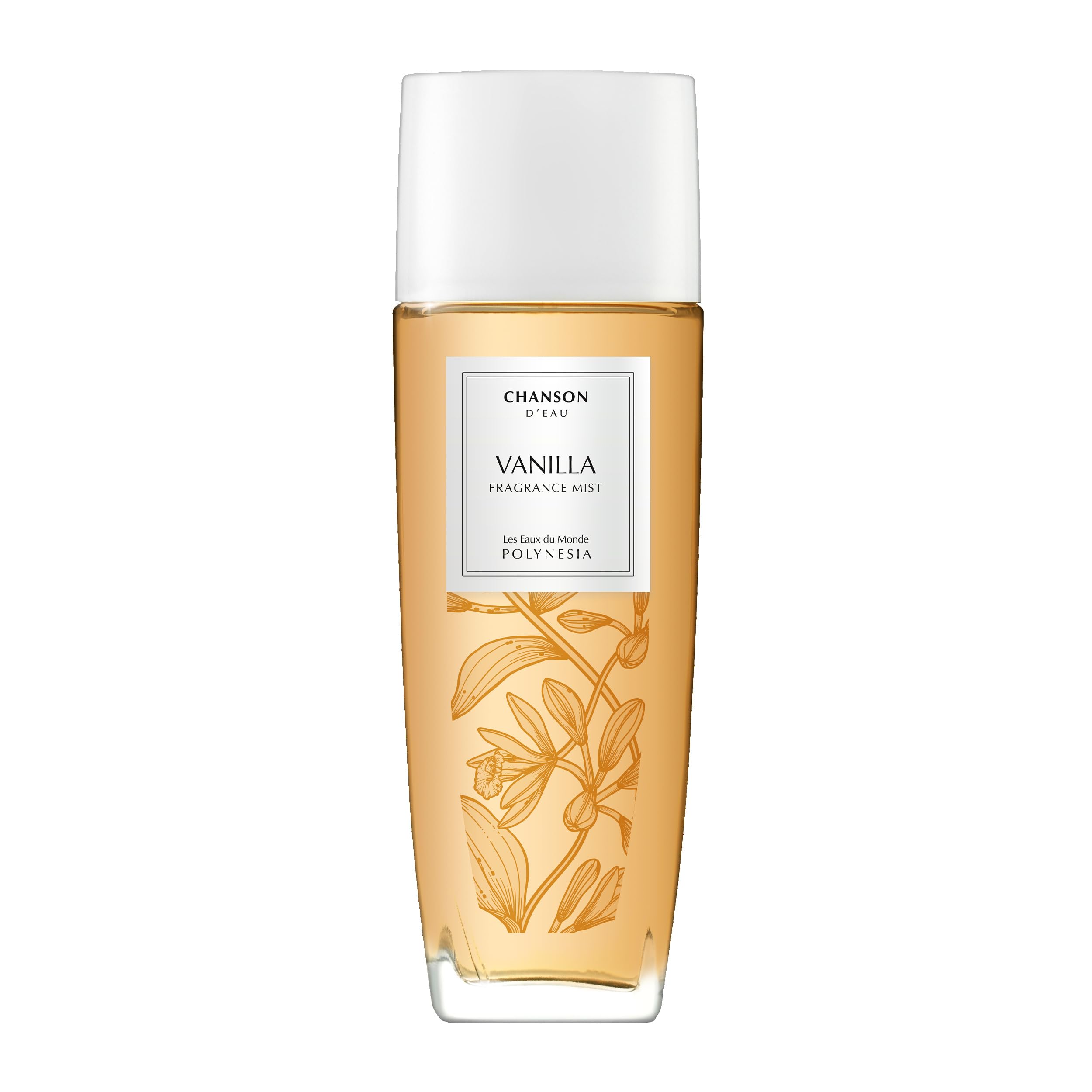 Chanson d'Eau Les Eaux du Monde Vanilla Profumo Spray Corpo e Capelli Donna, Profumo ambrato gourmand, 75 ml