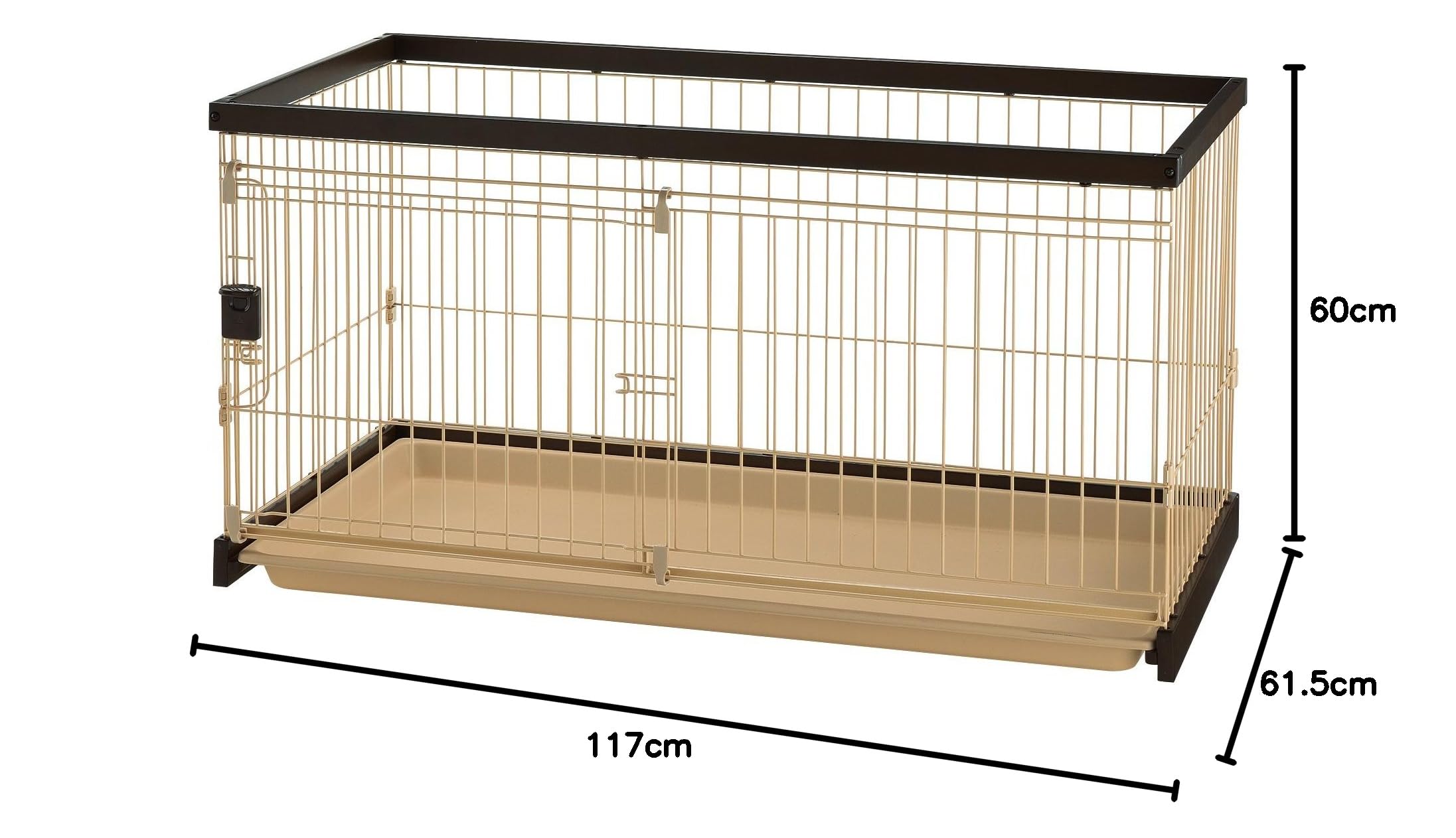 リッチェル ペットケージ 120.5cm x 61cm x 60.5cm（【楽天市場