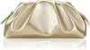 Milisente Clutch Purses for Women Shiny PU Leather Pleated Evening Clutch Bag With Shoulder Strap for Formal Wedding Prom