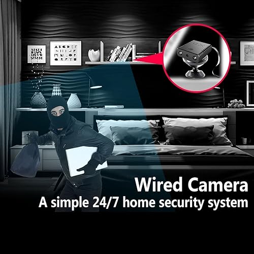 Miniatura 5 de Cámara inalámbrica WiFi más pequeña, cámara espía oculta HD1080P, cámara espía portátil, monitor de bebé, cámara para mascotas con visión nocturna,