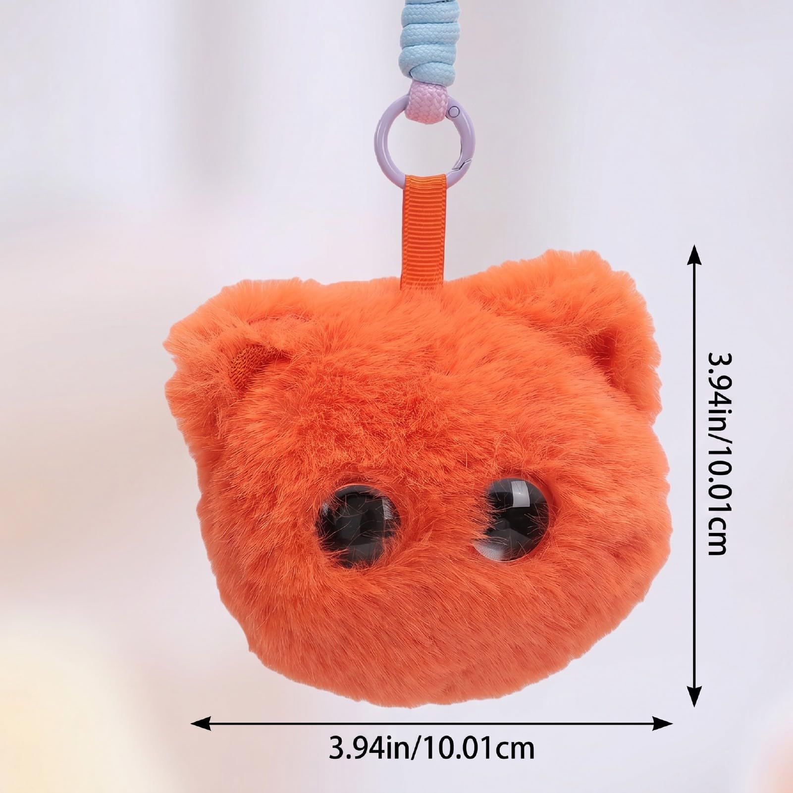 Sxhlseller Peluche de Gato Inteligente con IA, Compañero Parlante Interactivo con Chat Multilingüe, Juego de Roles Adaptativo, Aplicación de Clonación de Voz, Robot con IA de Aprendizaje (Orange)