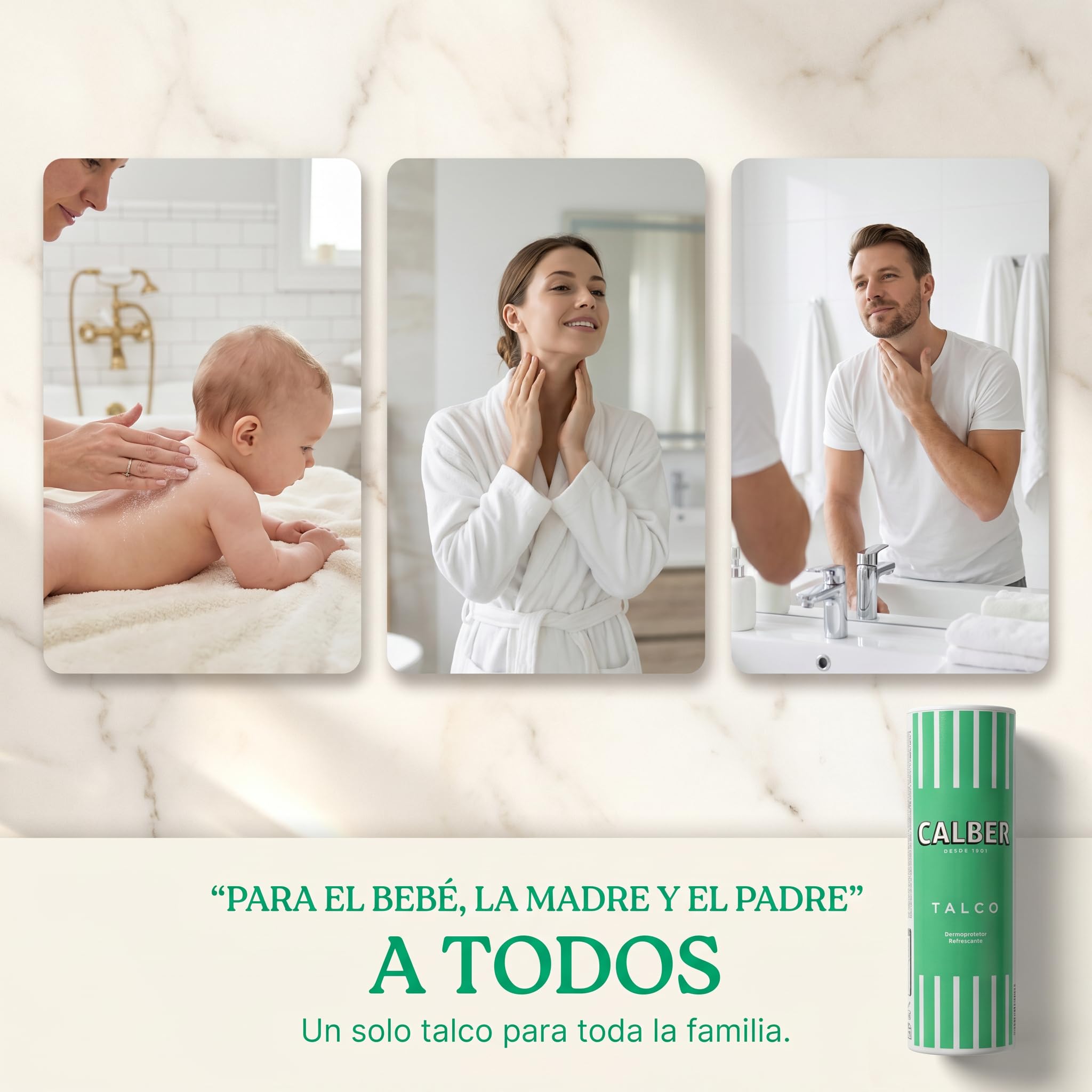 Polvos de Talco 200 g – Antirozaduras · Talco Bebé · Hipoalergénico – Dermoprotector para Toda la Familia – Desde 1900