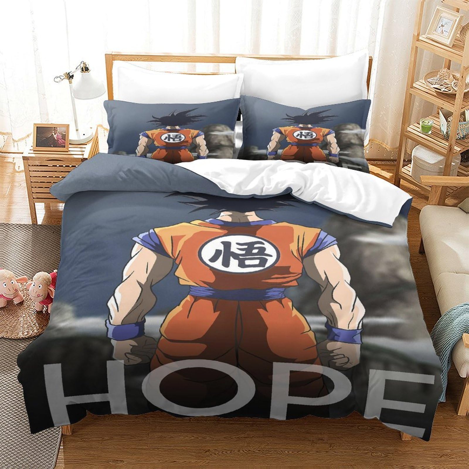 Housse de couette Wukong 3D idéale pour décorer une chambre d'ado