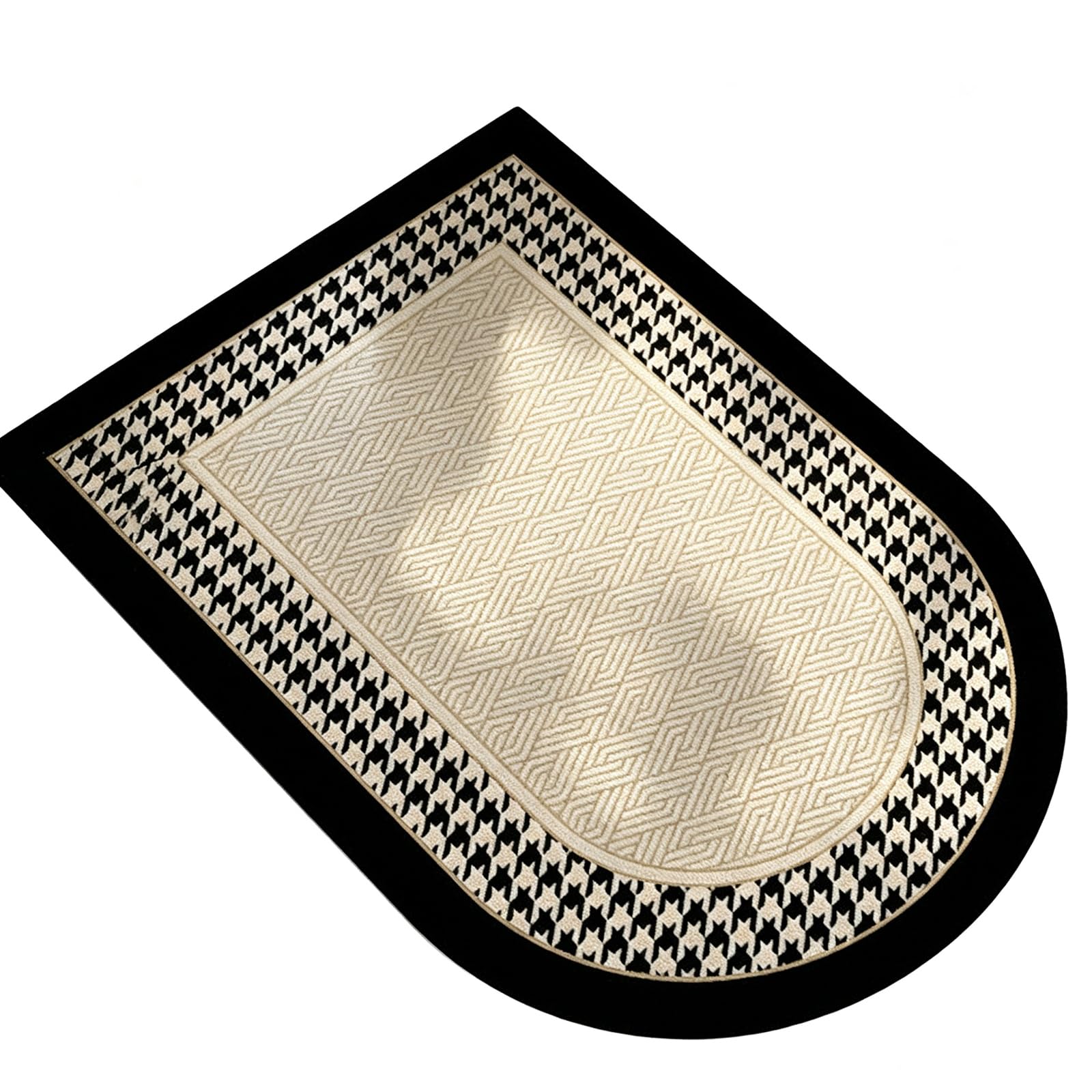 Generico Zerbino Ad Anello con Stile Vintage a Volta per Ingresso,Soggiorno E Letto,H,100x120cm(39x47inch)