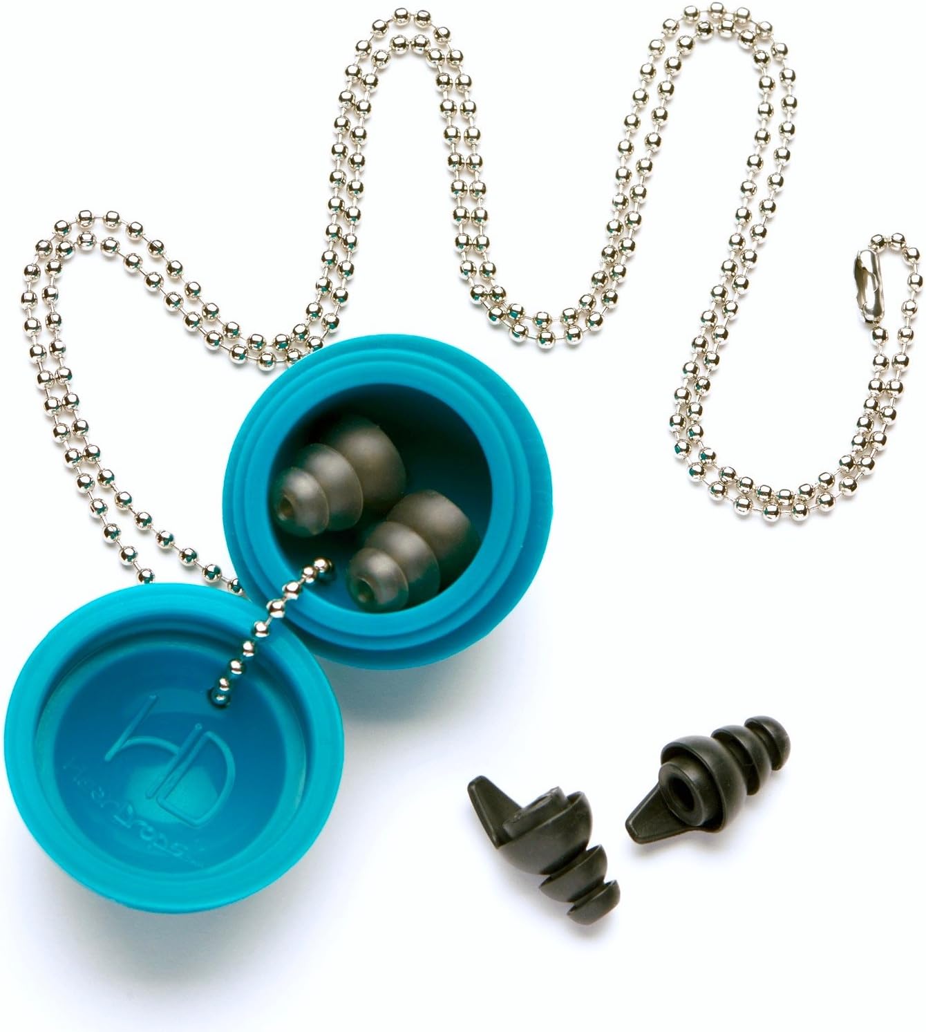HearDrops High Fidelity Sound Filters/Ear Plugs (Powerful Peacock Orb)