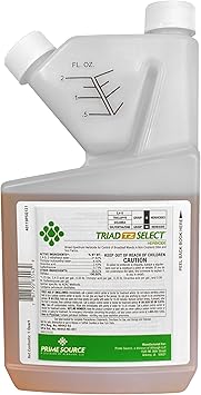 Select Source Triad TZ | 4-Way Combination Herbicide Compare to T Zone | Dependable Post-Emergent Broadleaf Weed Control Quart
