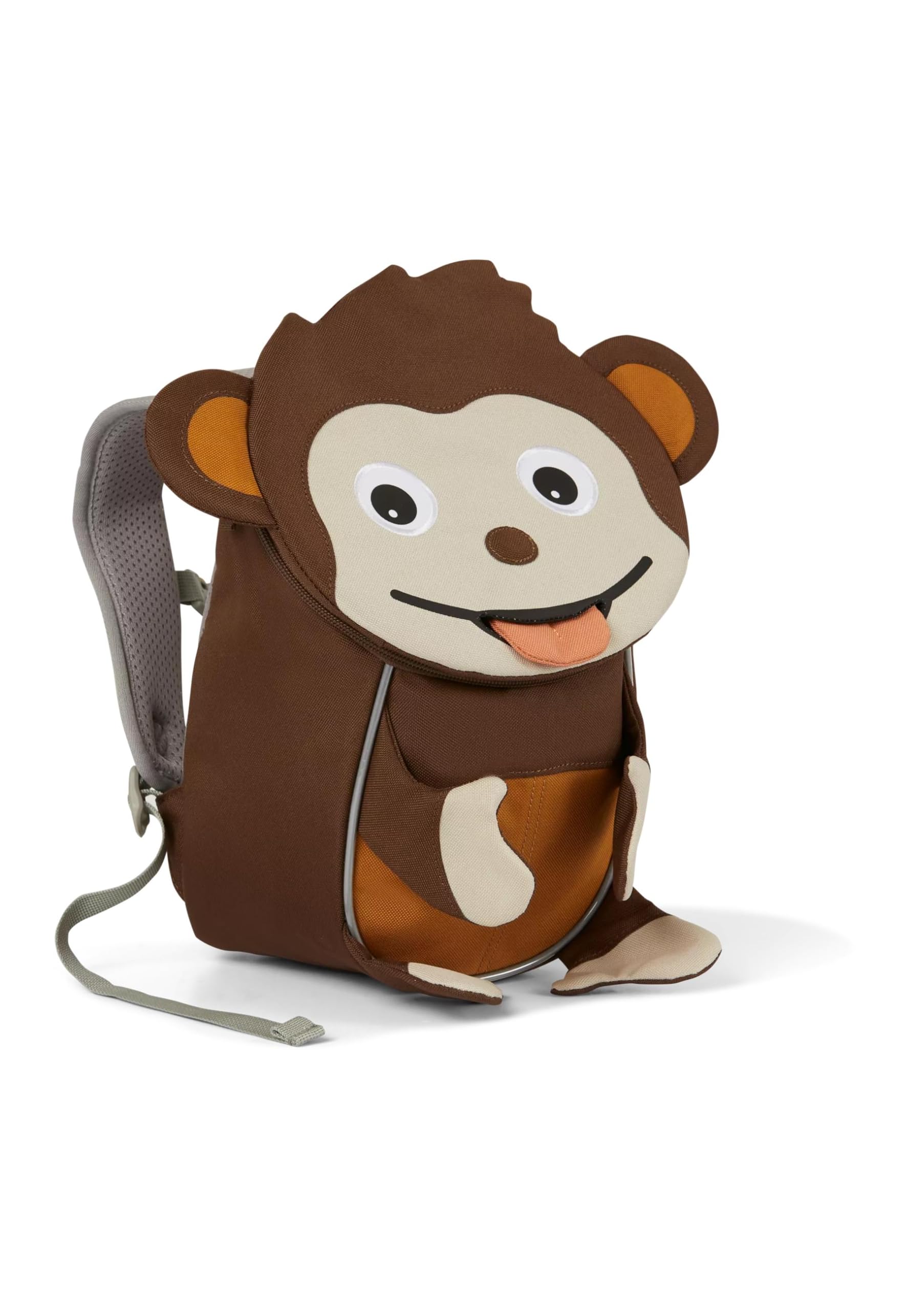 Affenzahn Kleiner Freund Bundle mit Trinkflasche und Brotdose, Kita Rucksack Set für 1-3 Jährige Affenzahn - Braun