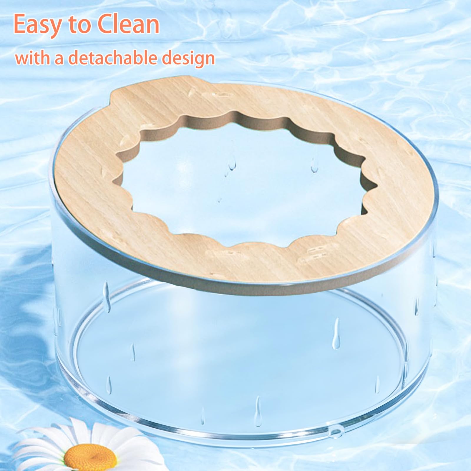 Marchul Baignoire Bain de Sable Hamster, Bac à Sable Hamster avec Pelle de Nettoyage, Toilette Salle de Bain Transparente pour Hamsters, Litière pour Hamsters Nain Hamsters Syrien Gerbille