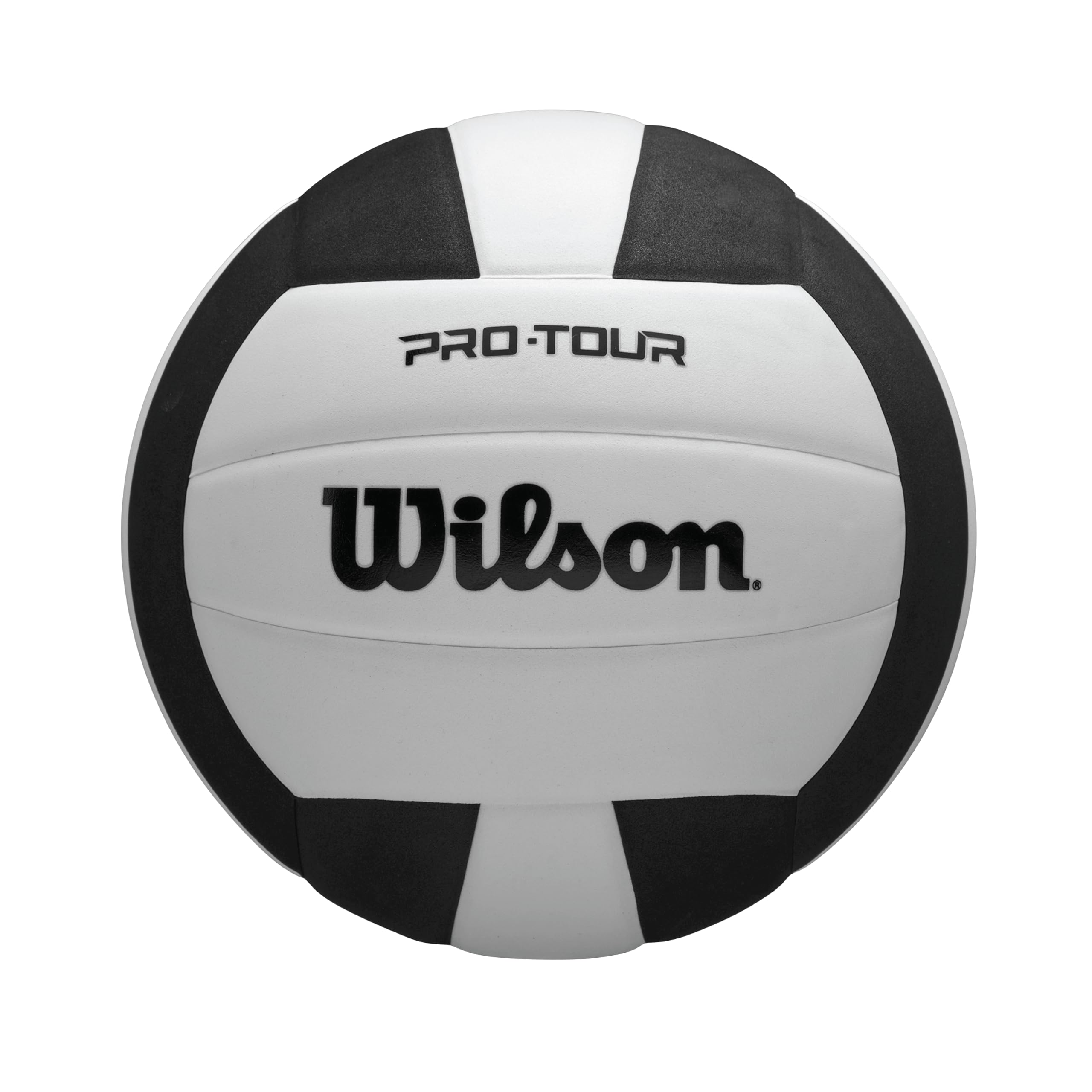 Wilson Pro Tour Indoor Volleyball - Black/White, Official Size
