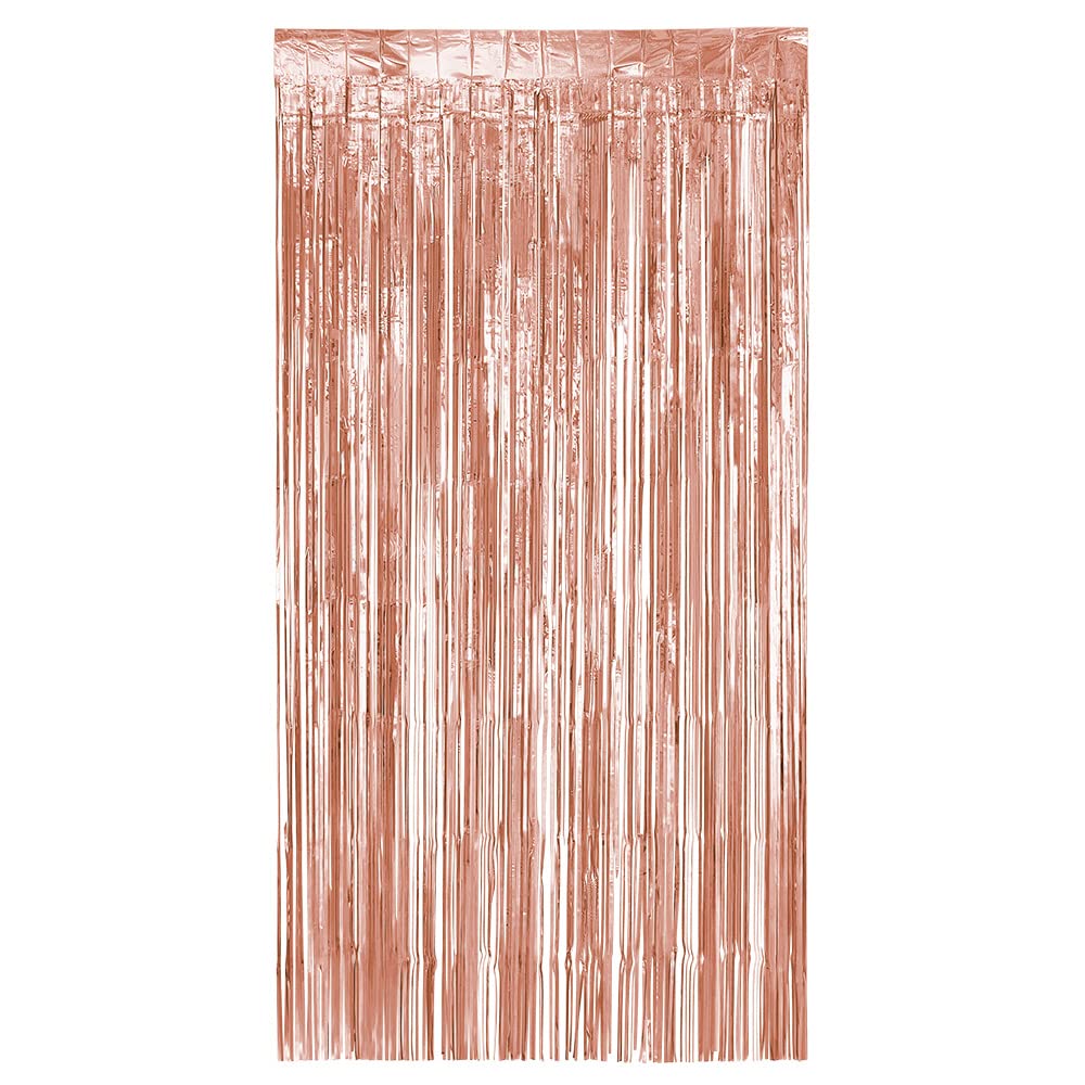 Boland 20024 Foil Curtain, Rose-Gold, 200 x 100 cm