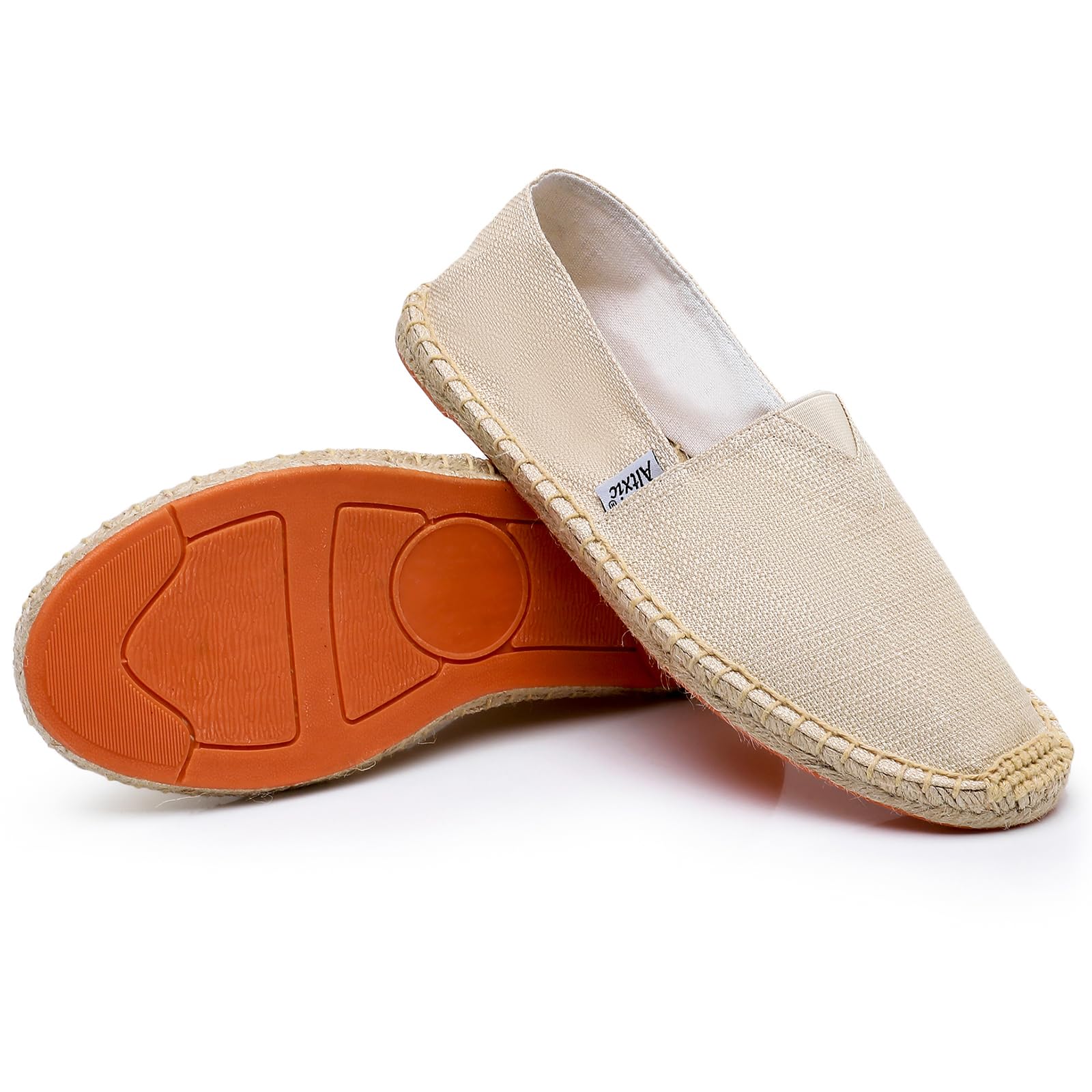 Altxic Espadrilles Plates en Toile Confort à Bout Fermé pour Homme