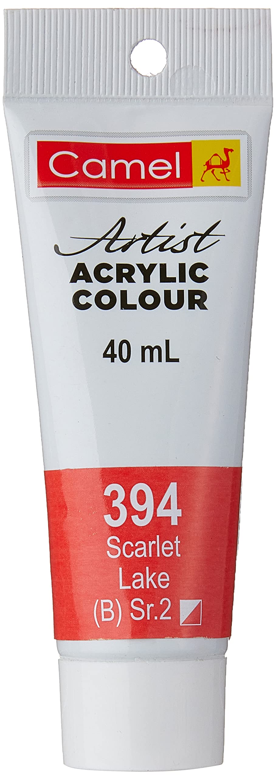 Camel Artist Acrylic Colour 40ml, Scarlet Lake 394 Series2