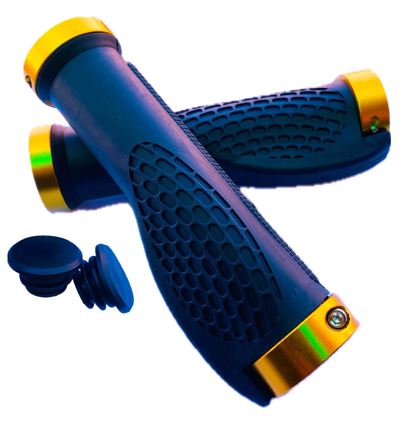 Ilsha® Bicycle Handlebar Grip Set Soft Rubber Non Toxic Anti-Slip Standard Size Fancy Cycle Handle Grip Length 12.5 cm (Large Diameter Grip) (B0CZLBNC3P) Amazon Price History, Amazon Price Tracker