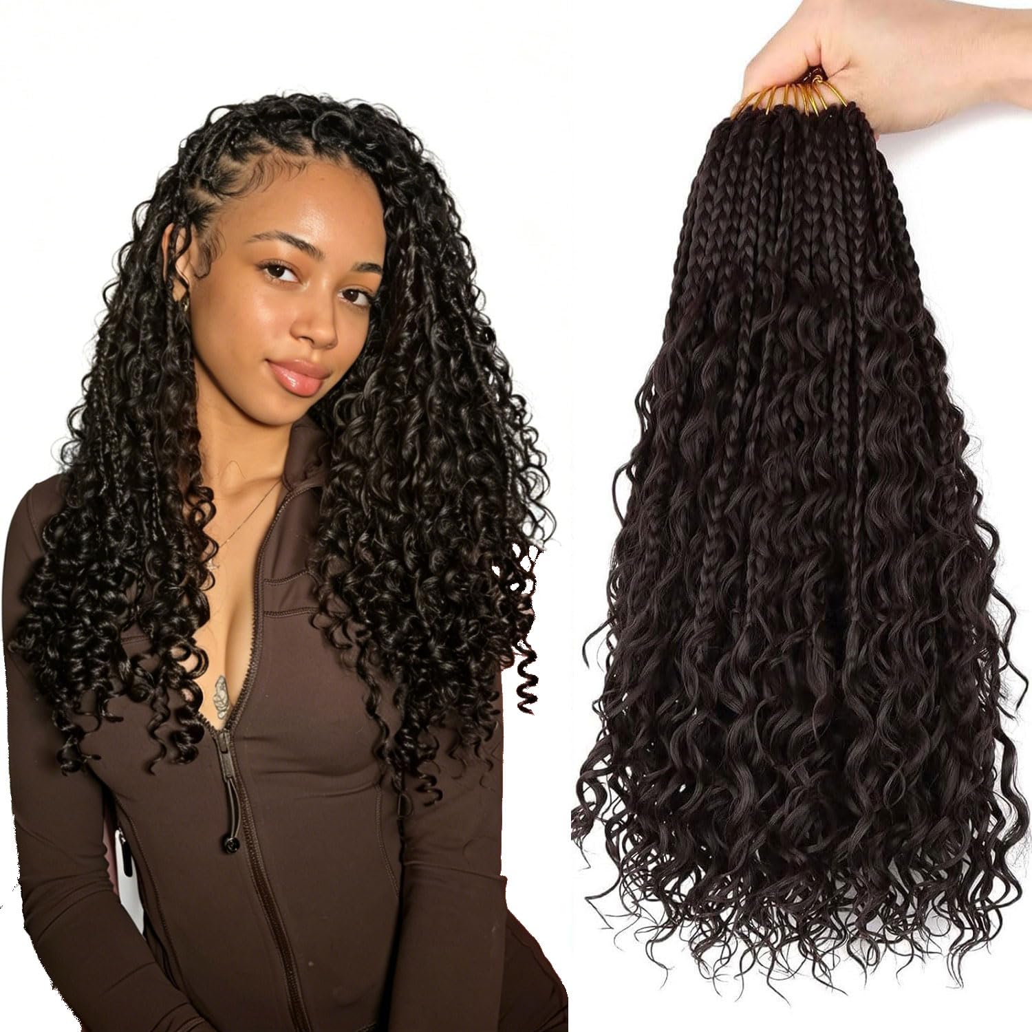 Amazon.com : 14 Inch Goddess Box Braids Crochet Hair for Black