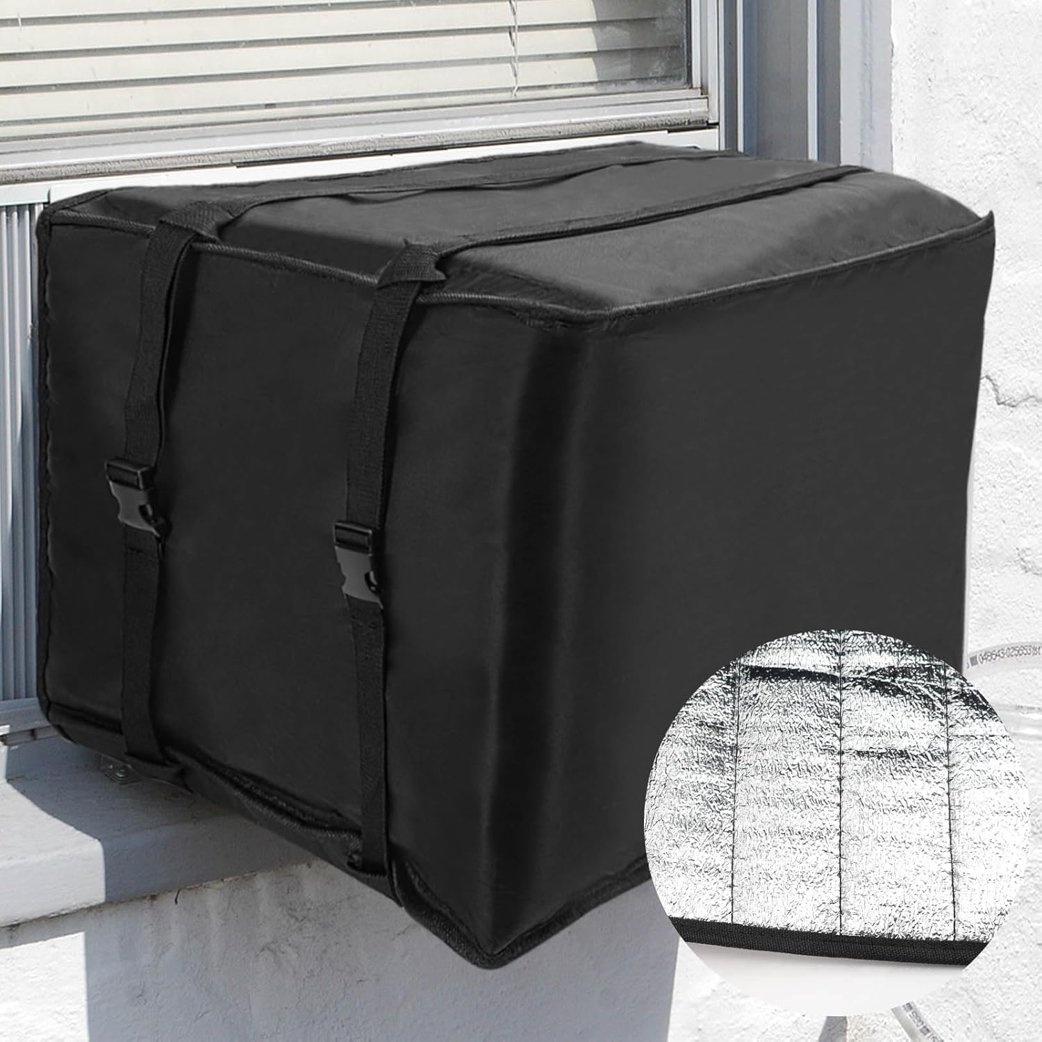 Window Air Conditioner Insulation Cover for Outside Units