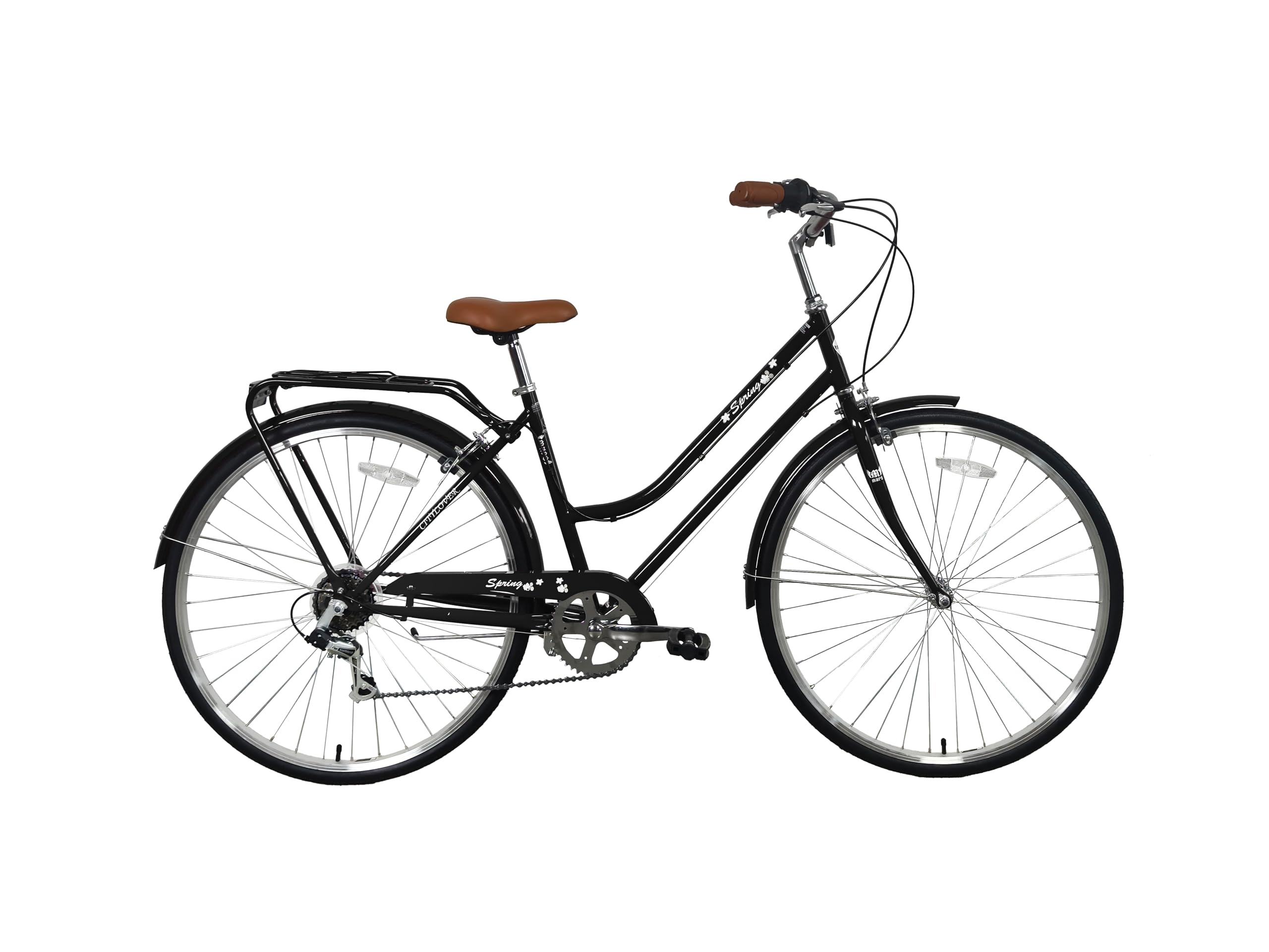 Women's Spring 6 Speeds 28'' wheels Ladies and Girls Dutch Style City Bike Lightweight 700C 28'' wheels with Shimano parts