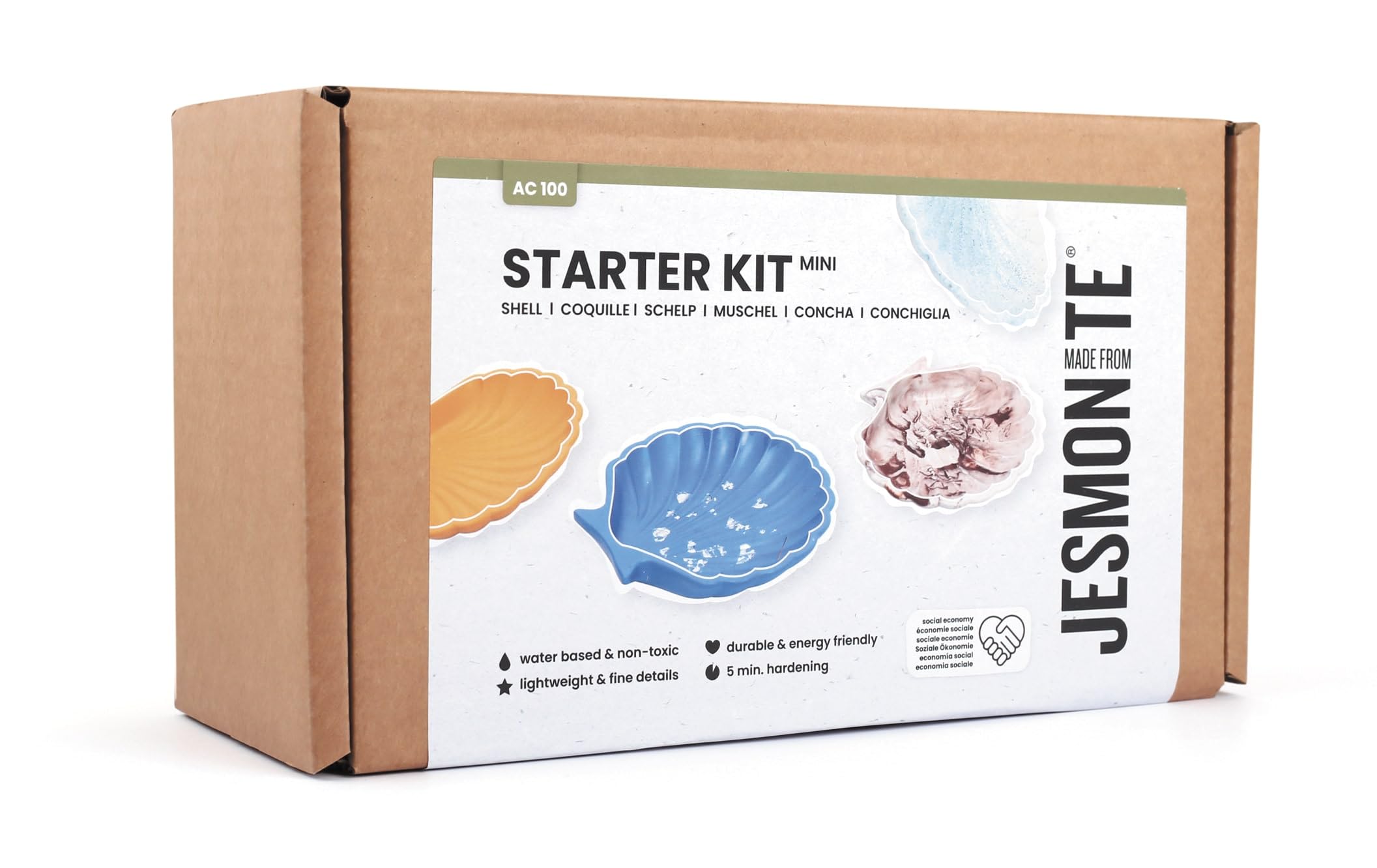 Kit Jesmonite - Cylindre rayé x1 - Perles & Co