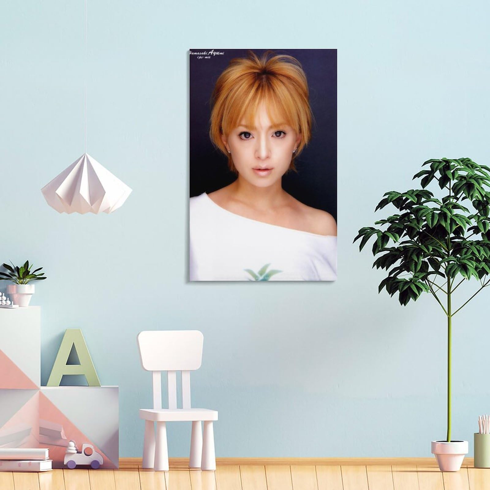 Amazon.co.jp: 浜崎あゆみキャンバス アートパネル ポスター 部屋飾り