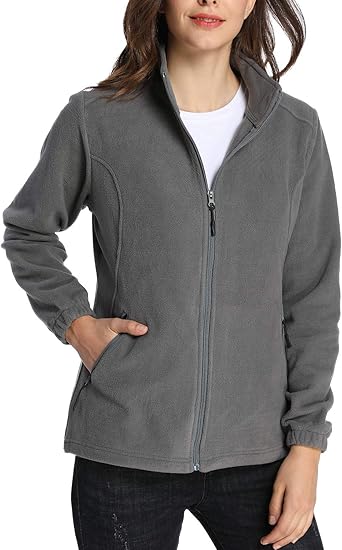 slim fit fleece jacket