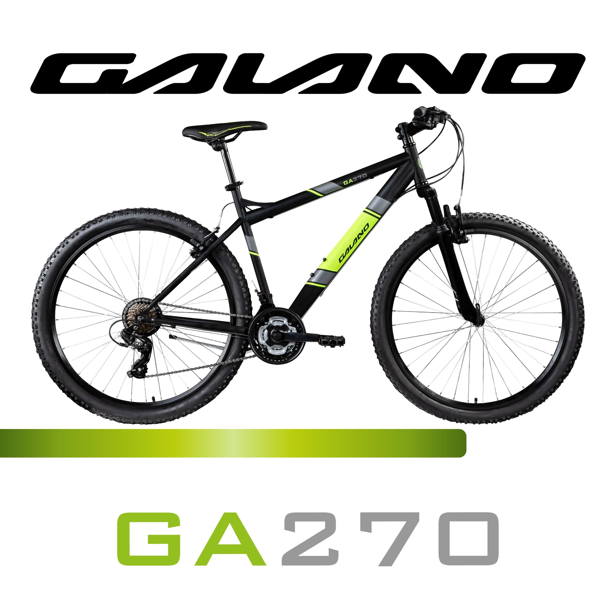 Galano GA270 Mountainbike 27,5 Zoll Fahrrad Hardtail MTB 21 Gänge Damen Herren 160-175 cm V-Brakes