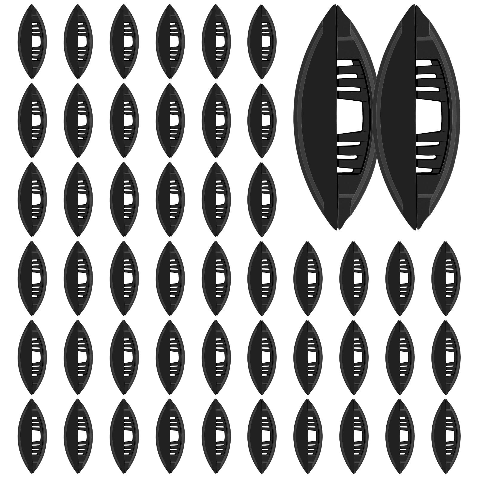 50 conectores de galletas, conector rápido de nailon, galletas autoajustables para carpintería, compuesto de carpintería, fijo, marco de muebles, herramientas de carpintería para carpinteros y