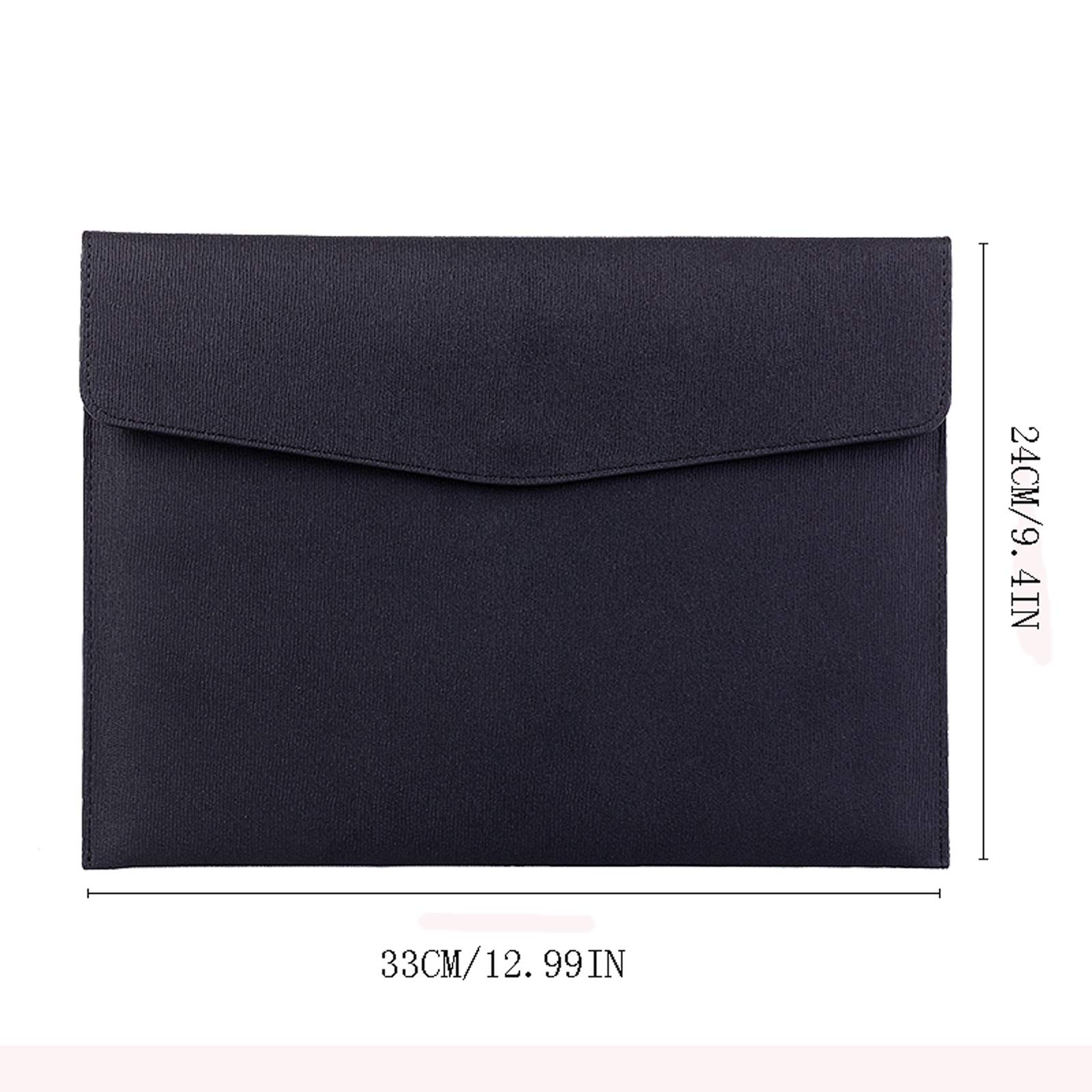 Carpetas de Archivos Carpetas de Archivos Los Archivos envolven Las Carpetas for la Oficina de la Escuela Bolsas de Almacenamiento de Viaje (Color : B, Size : 6PACK)